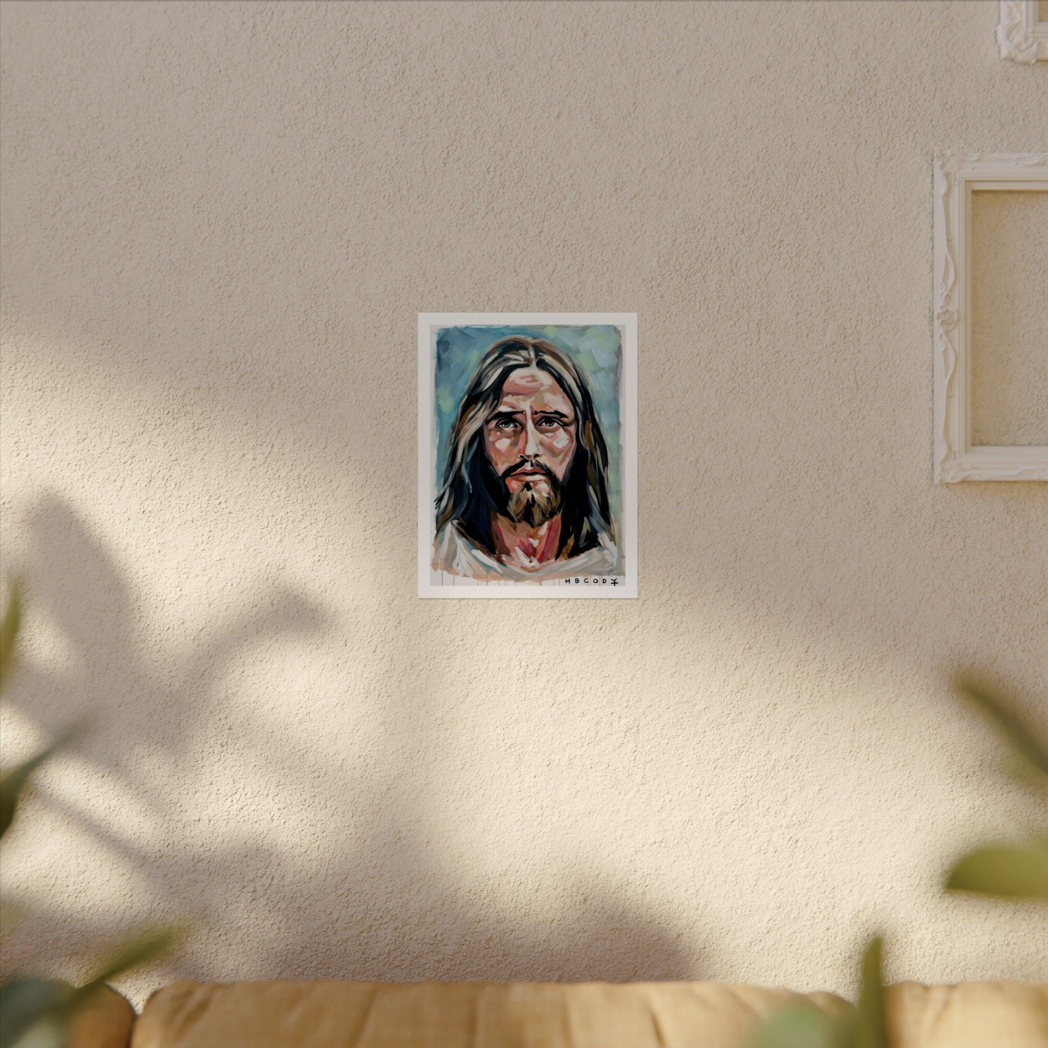 Jesus the Friend Paper Print