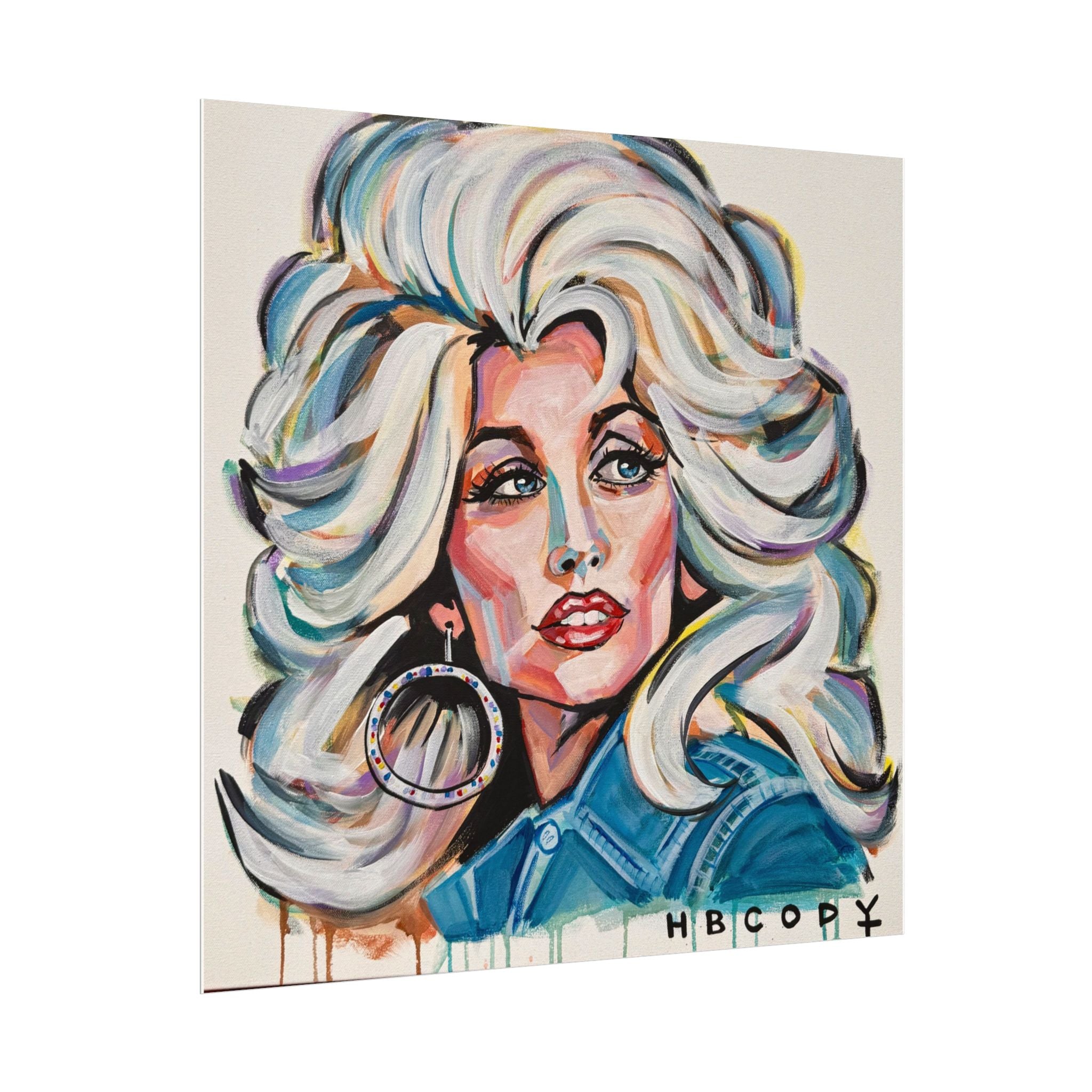 Dolly Parton Paper Print