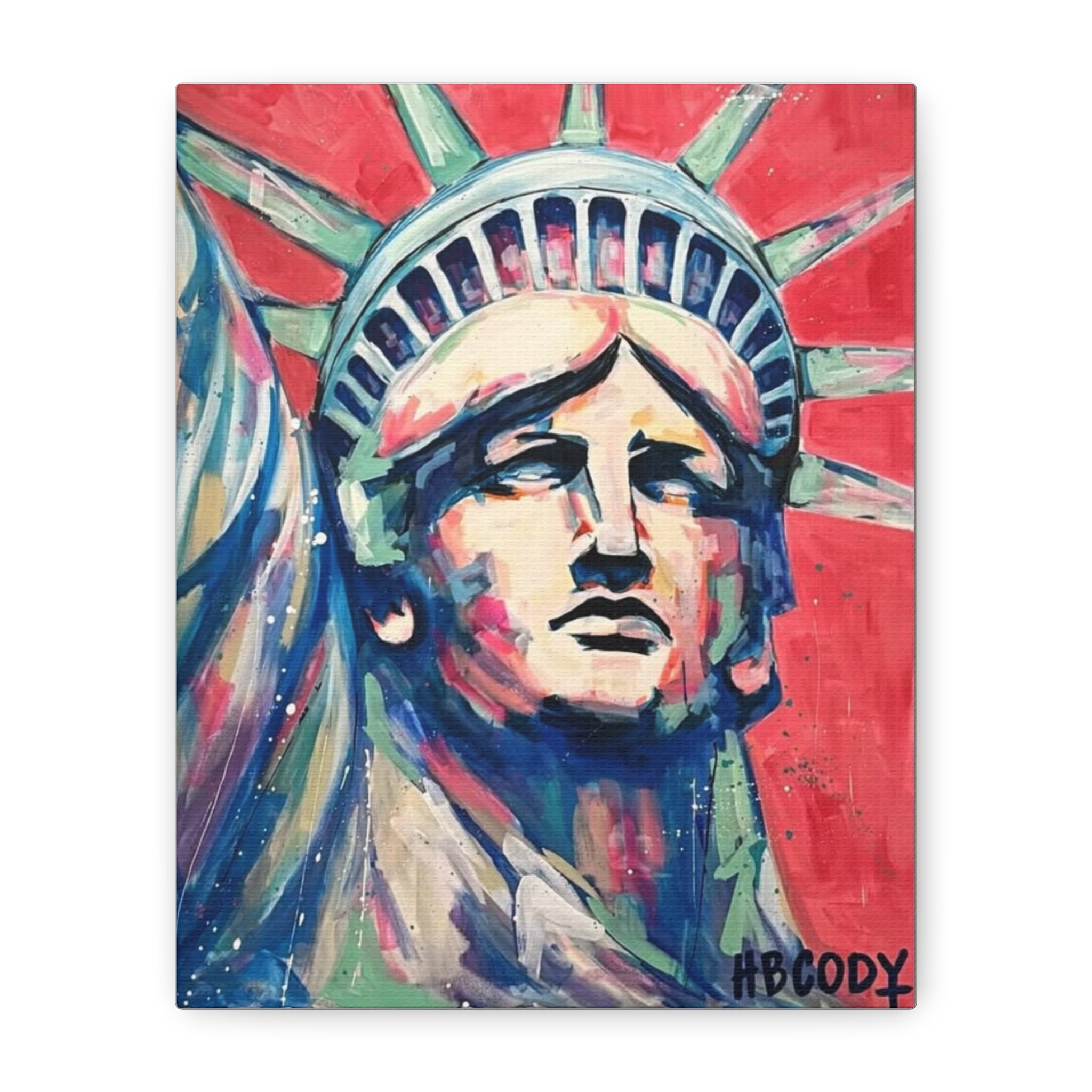 Lady Liberty Canvas Print