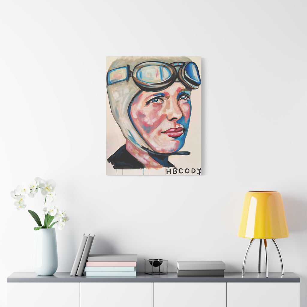 Amelia Earhart Canvas Print