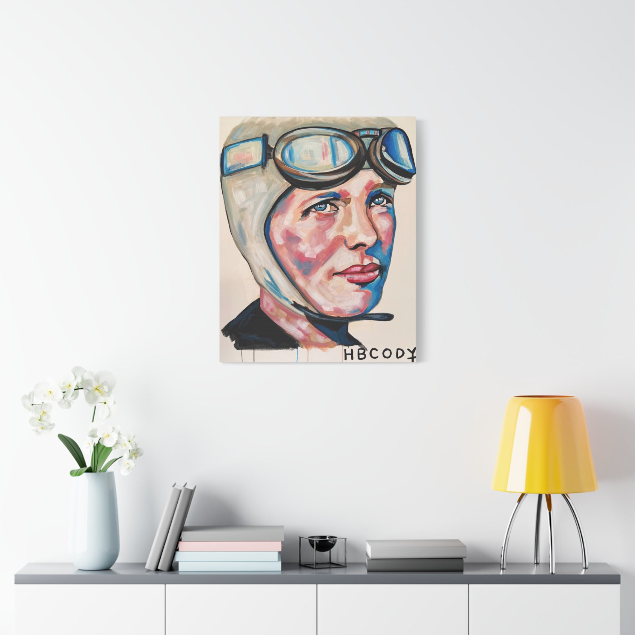 Amelia Earhart Canvas Print