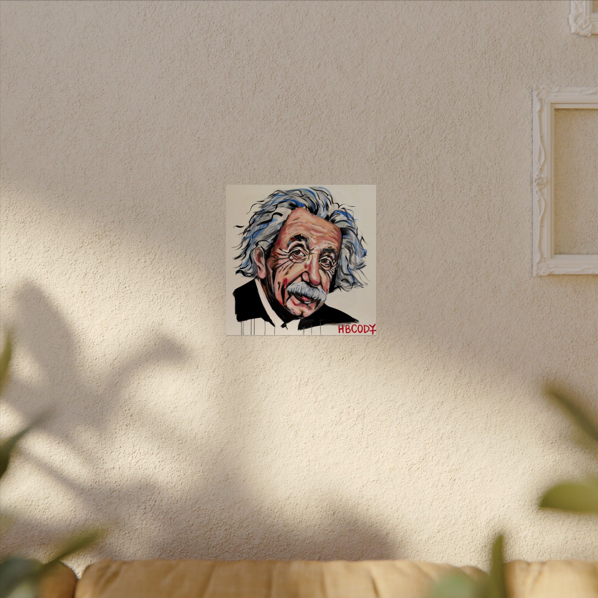 Albert Einstein Paper Print