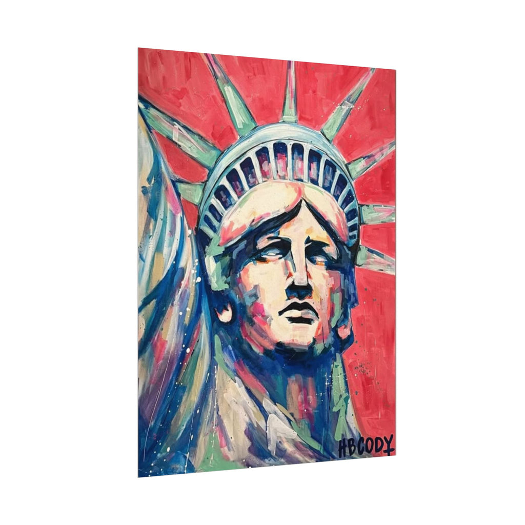 Lady Liberty Paper Print
