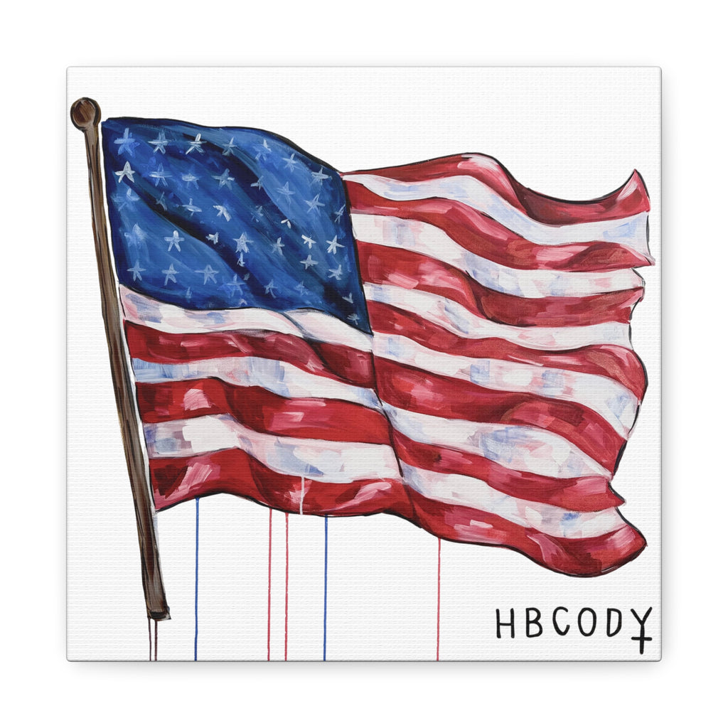 American Flag Canvas Print