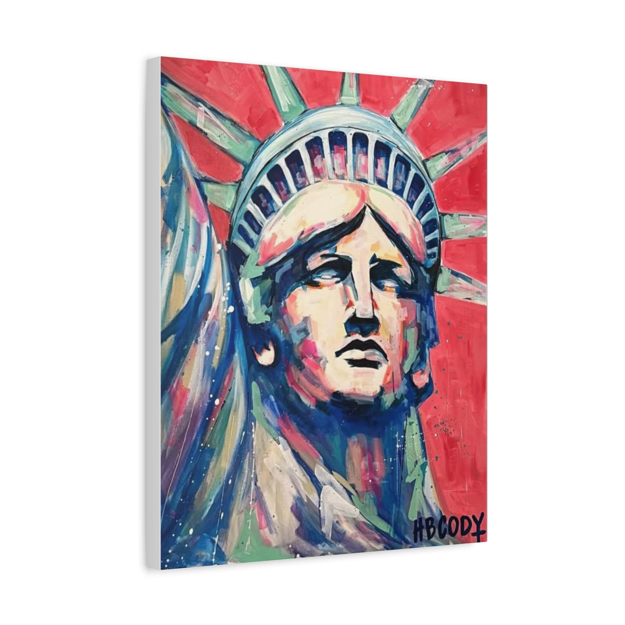 Lady Liberty Canvas Print
