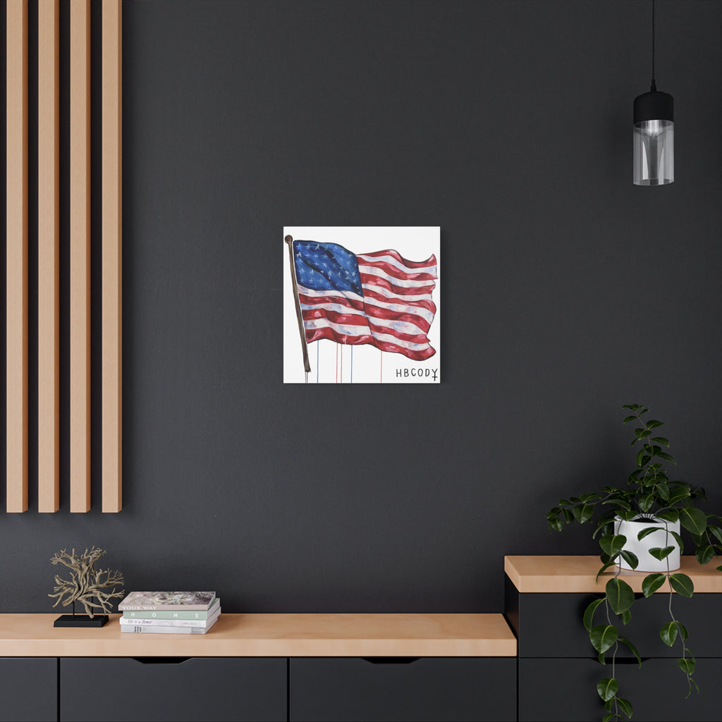 American Flag Canvas Print