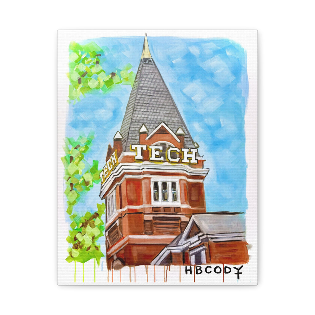 Tech Tower Canvas Print
