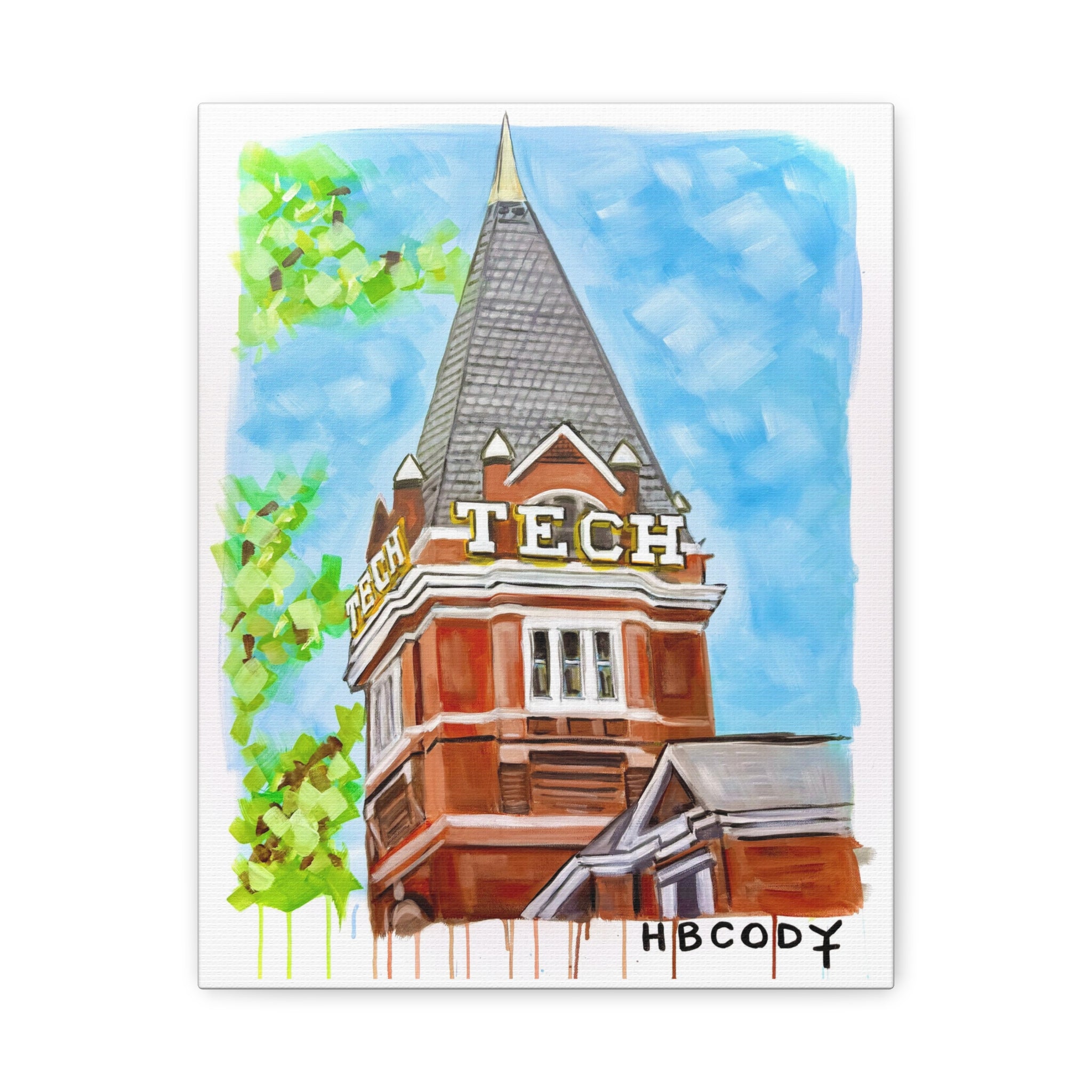 Tech Tower Canvas Print