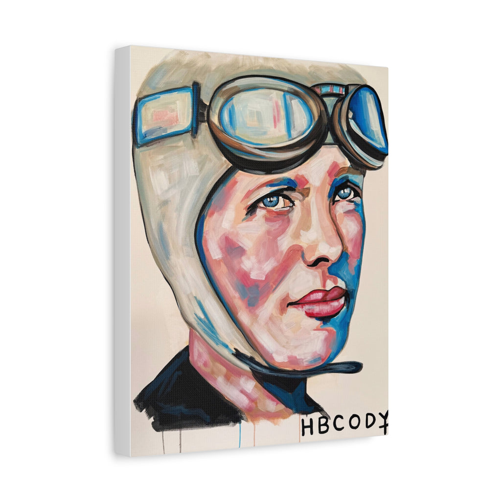 Amelia Earhart Canvas Print