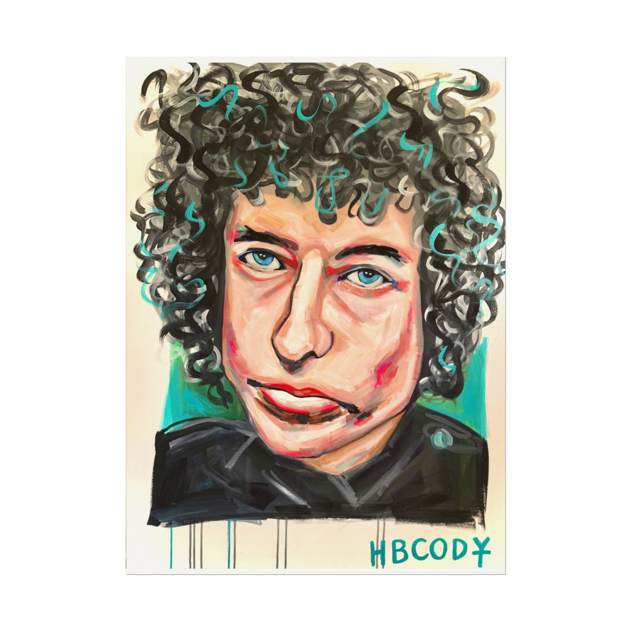 Bob Dylan Paper Print