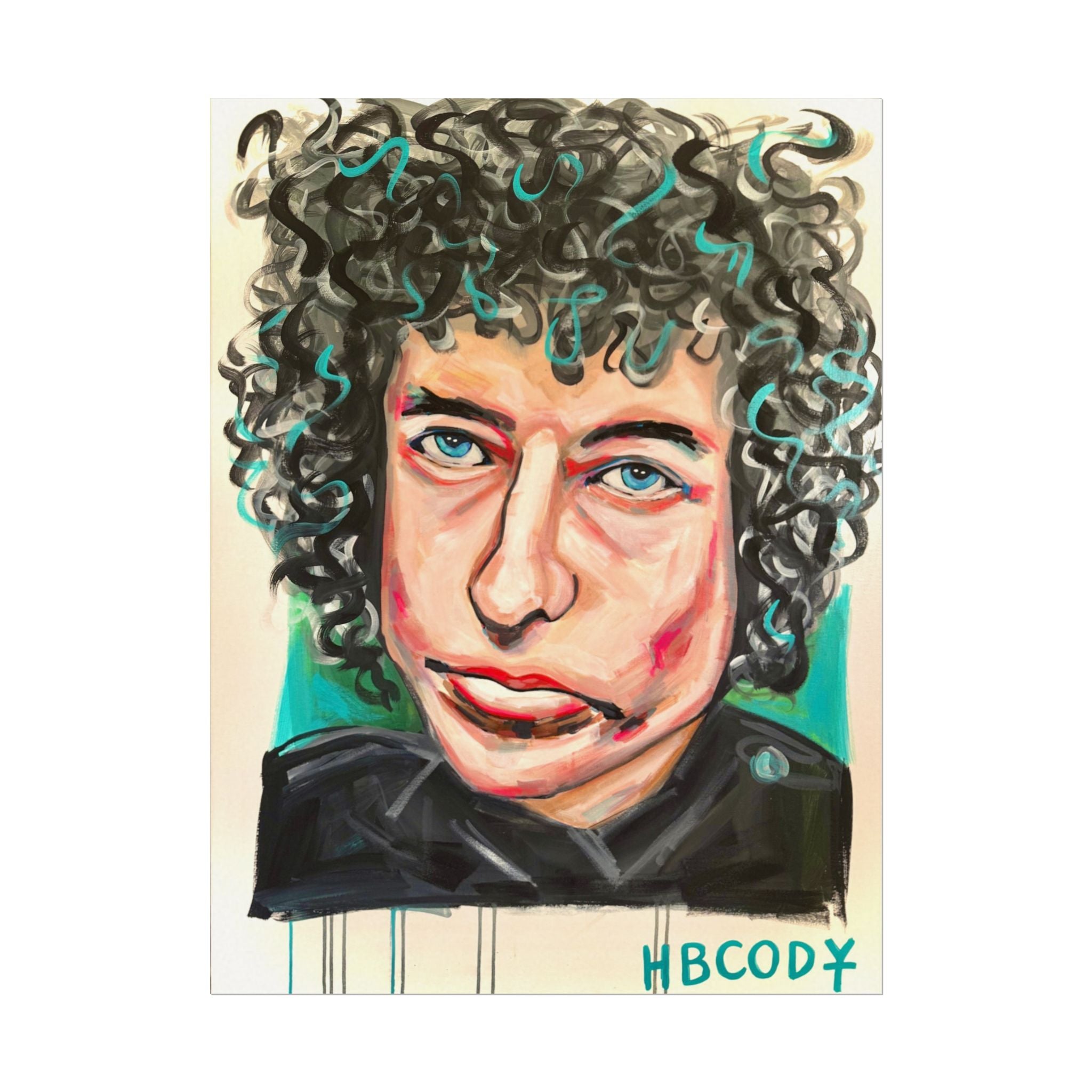 Bob Dylan Paper Print
