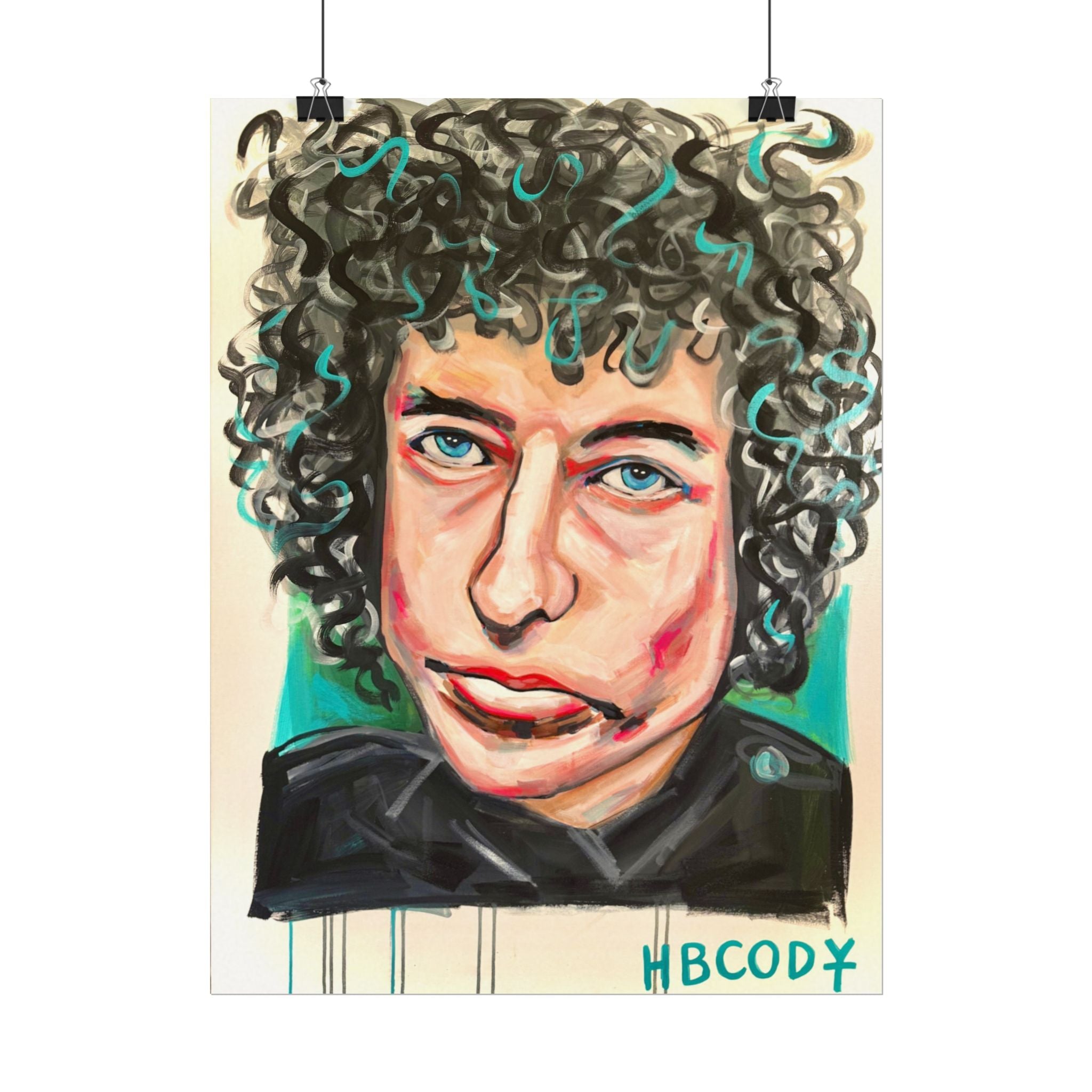 Bob Dylan Paper Print