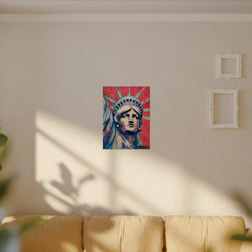 Lady Liberty Paper Print