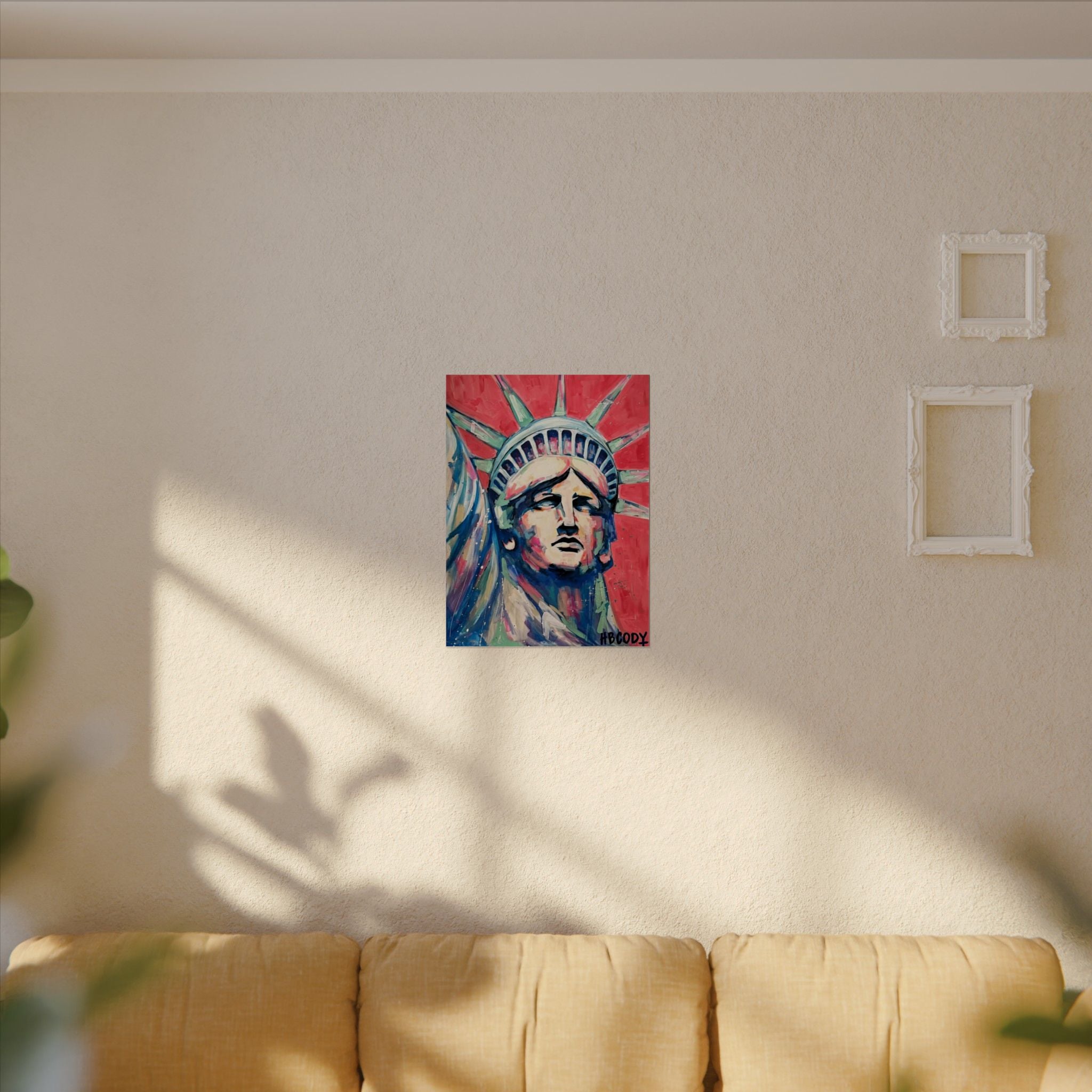 Lady Liberty Paper Print
