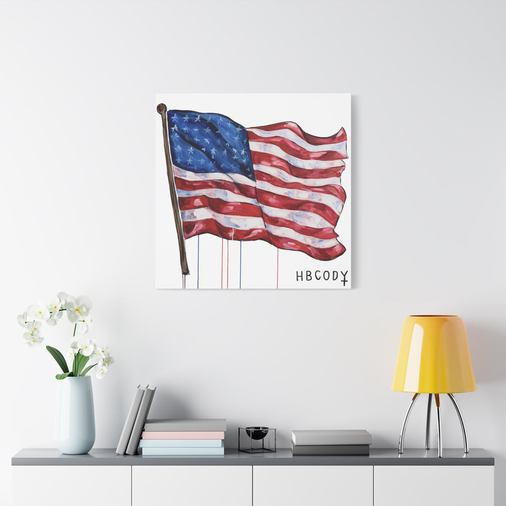 American Flag Canvas Print