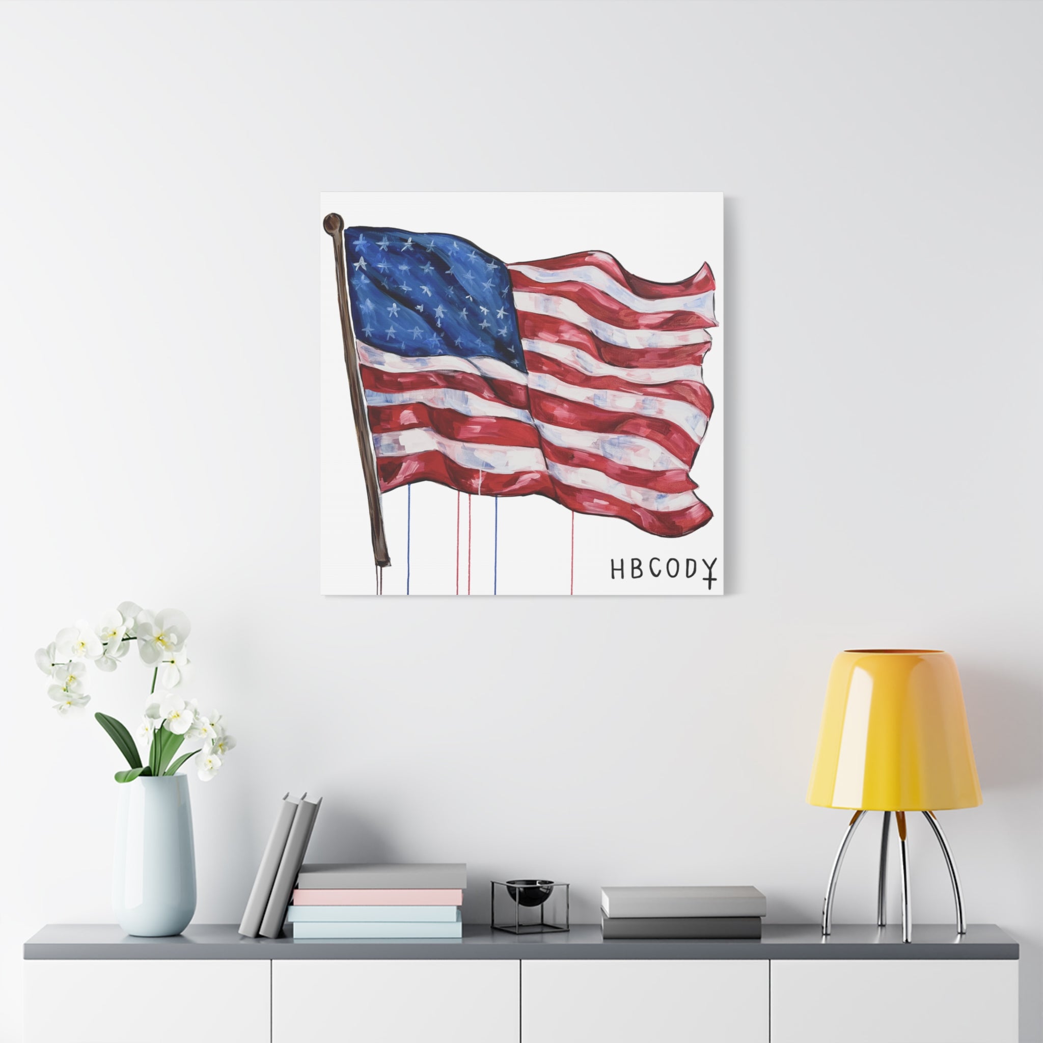 American Flag Canvas Print