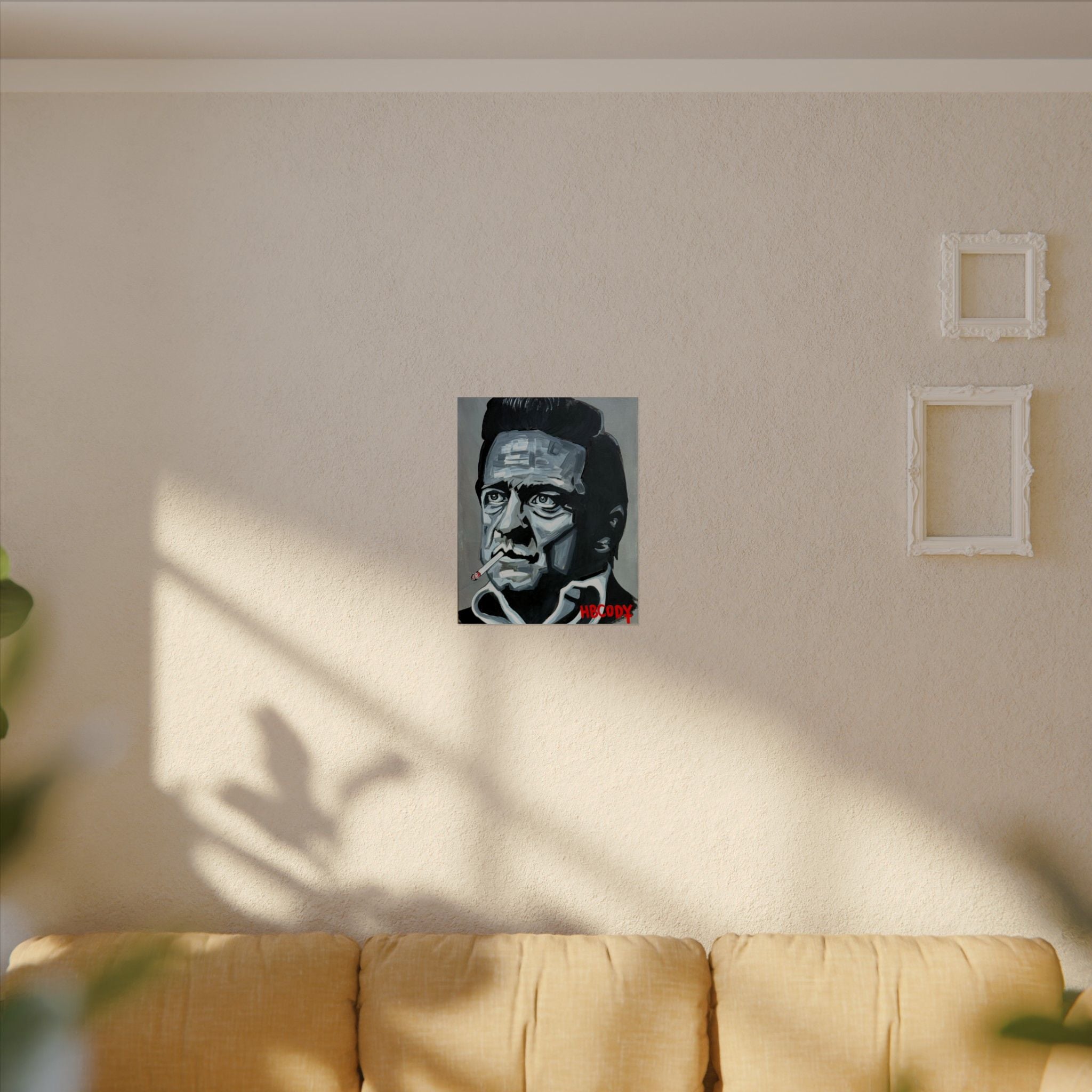 The Man in Black Paper Print