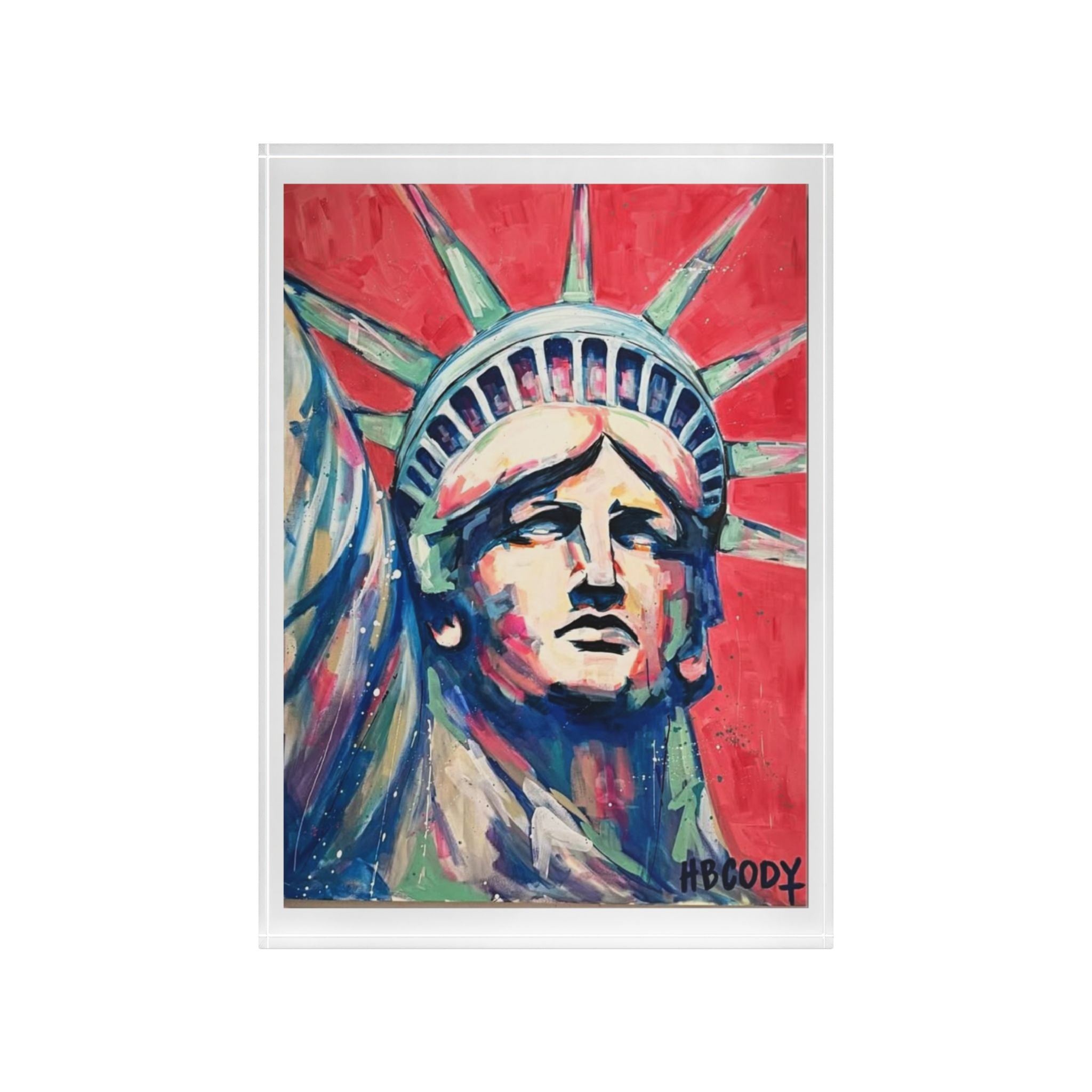 Lady Liberty -- Acrylic Block