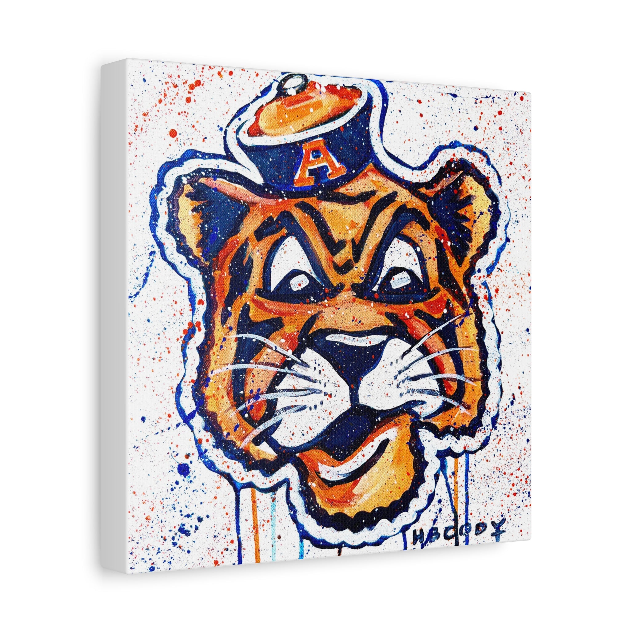 Aubie Canvas Print