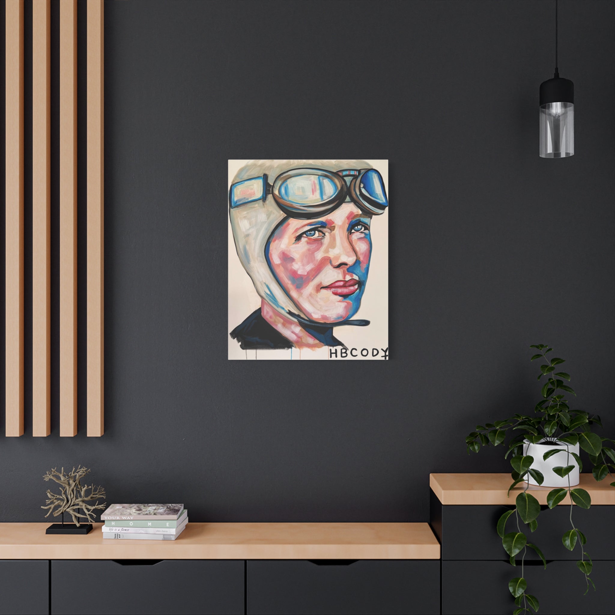 Amelia Earhart Canvas Print