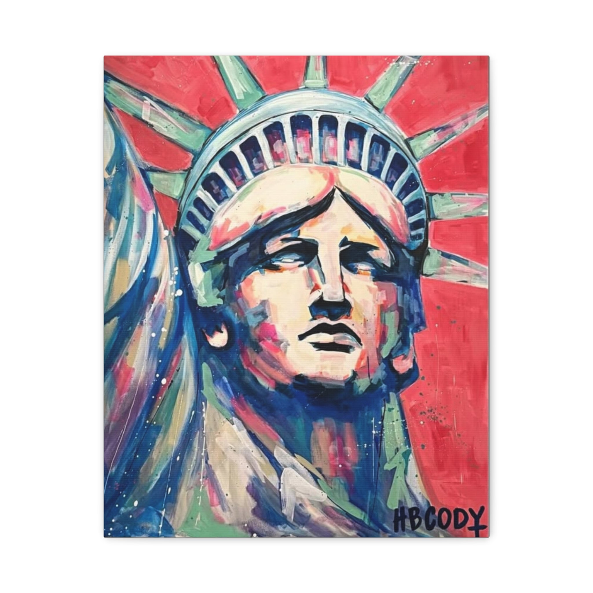 Lady Liberty Canvas Print