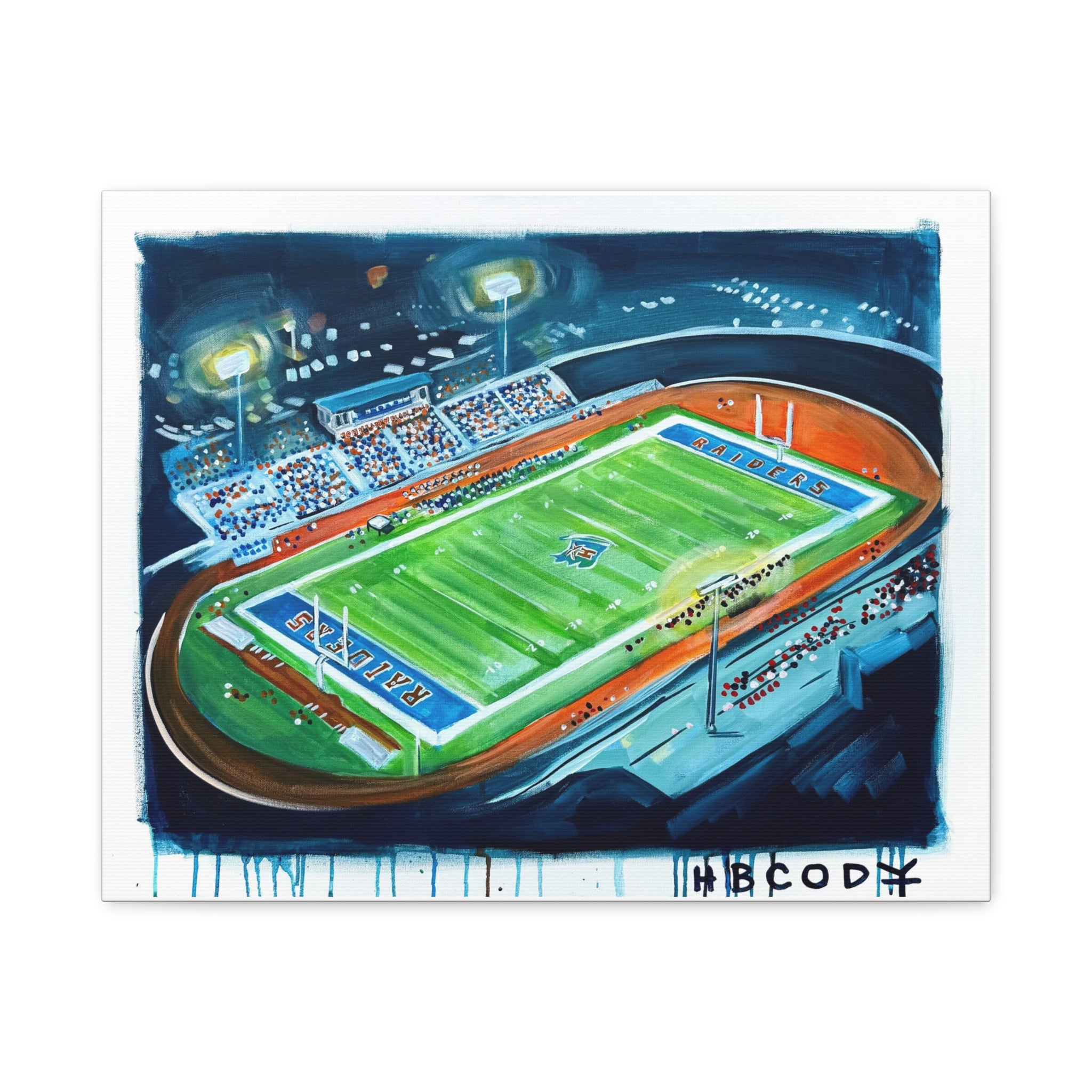 Friday Night Lights Canvas Print