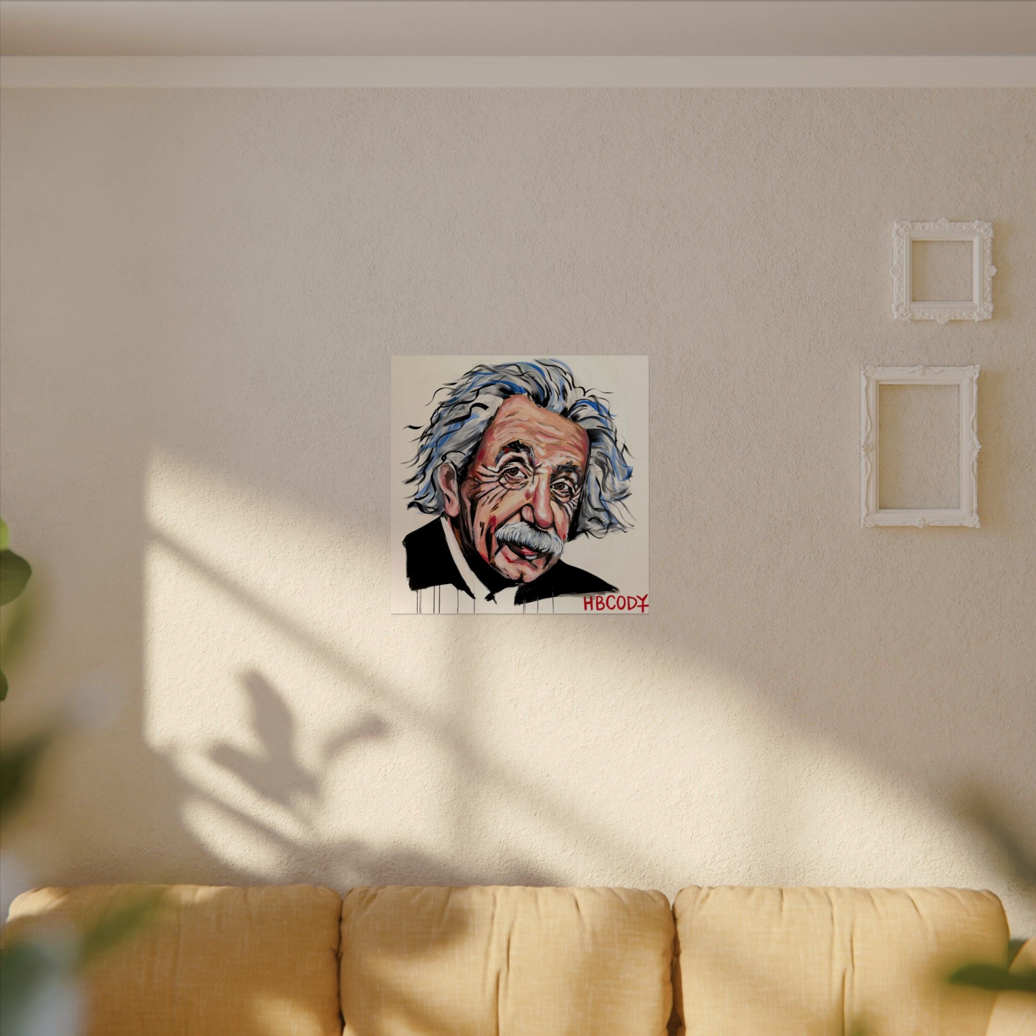 Albert Einstein Paper Print