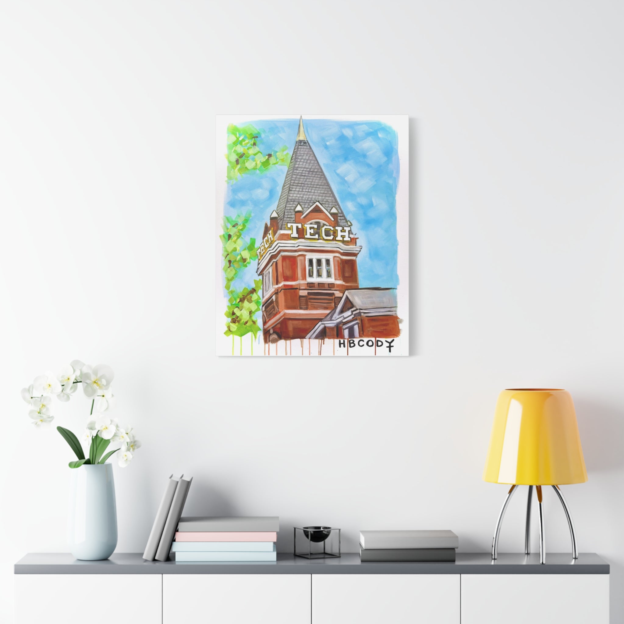 Tech Tower Canvas Print