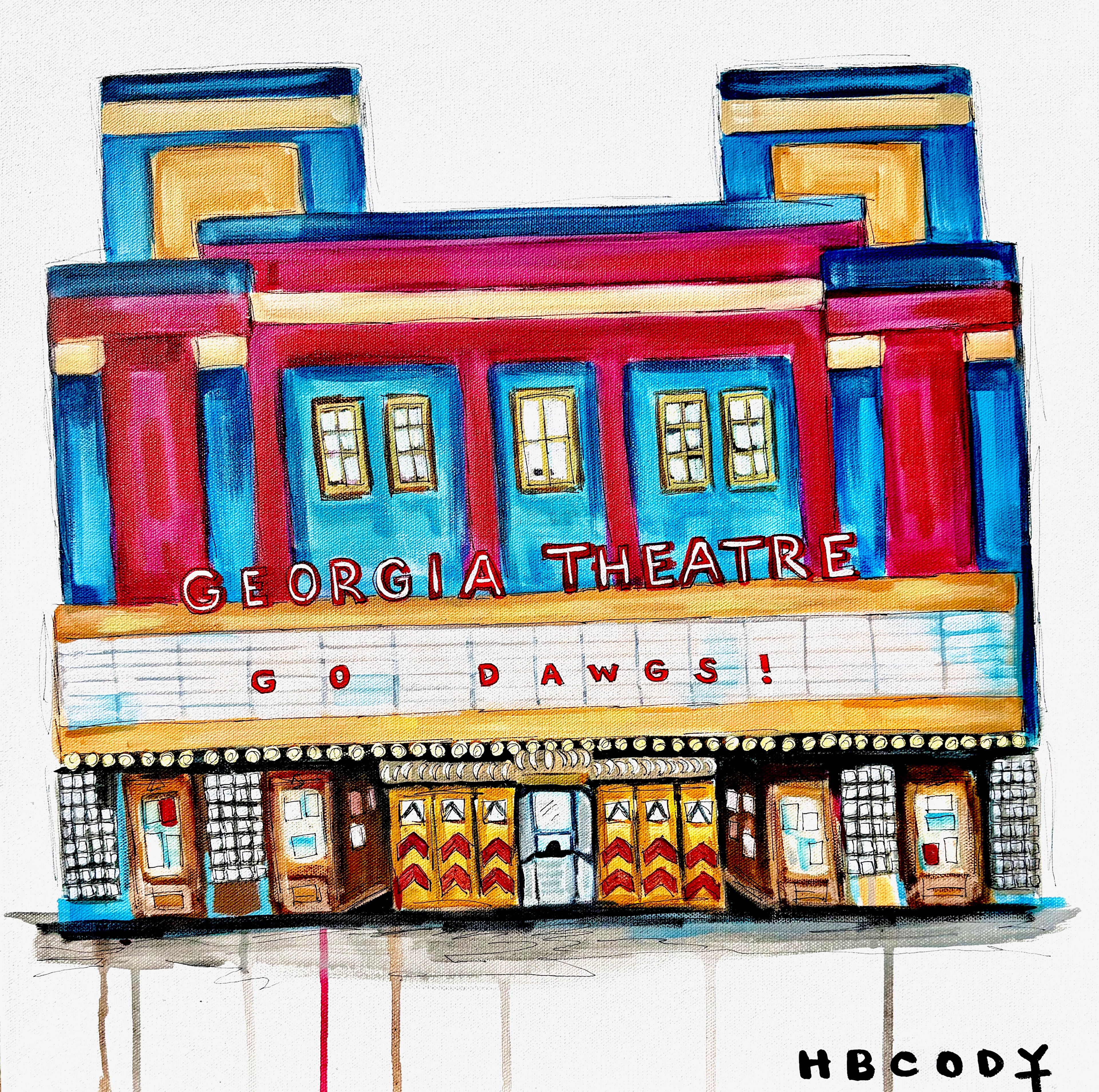Georgia Theatre Canvas Print