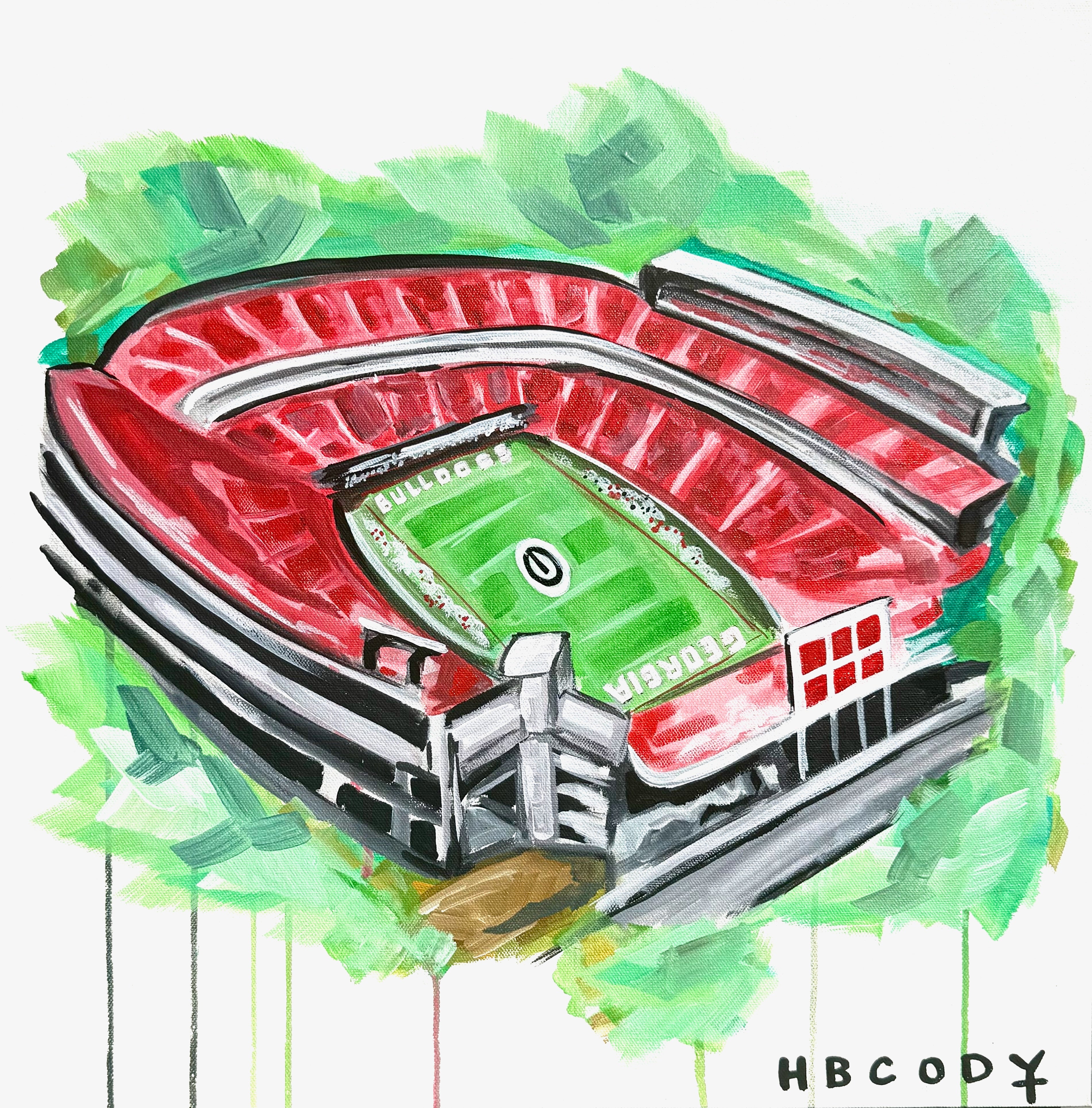 Sanford Stadium Canvas Print