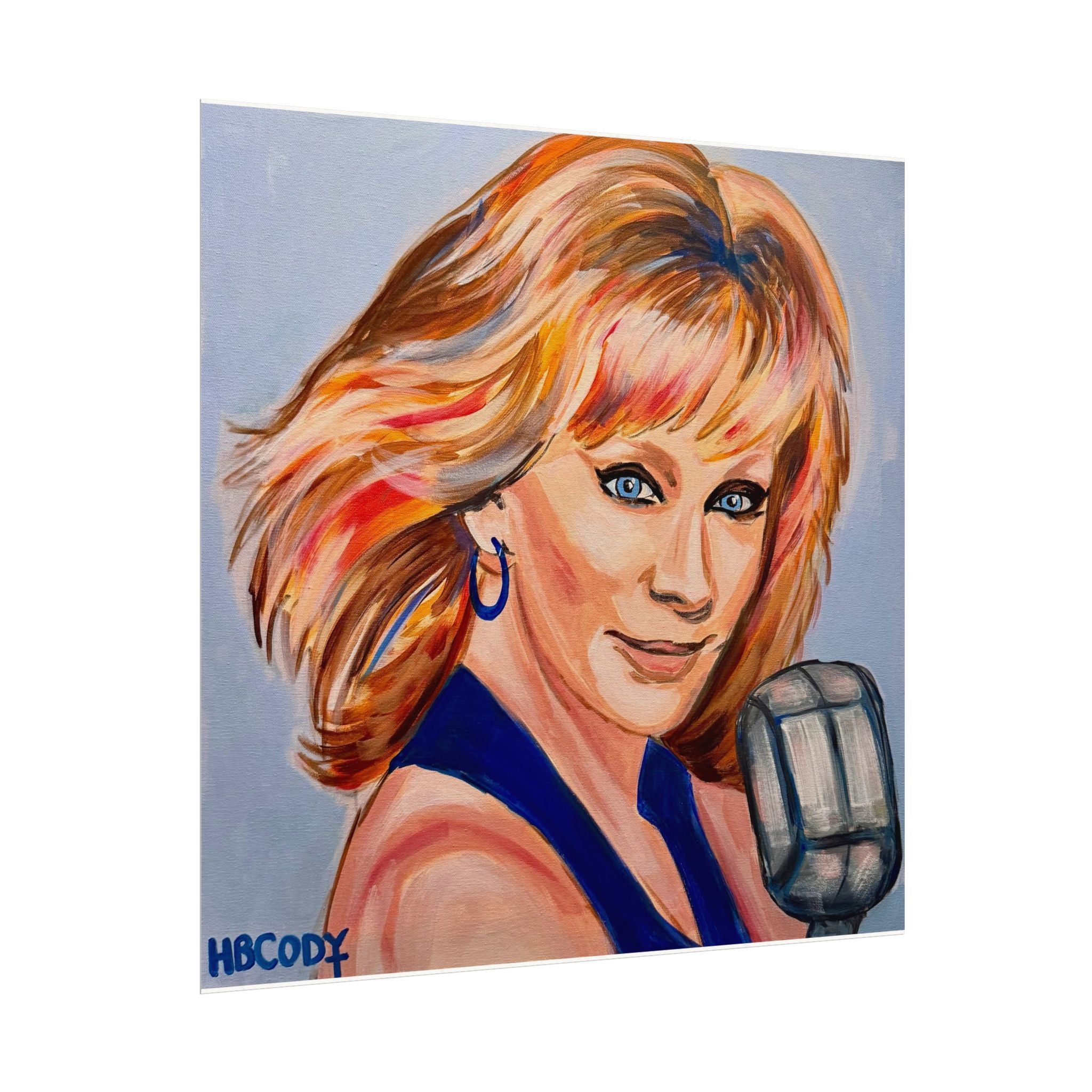 Reba Paper Print