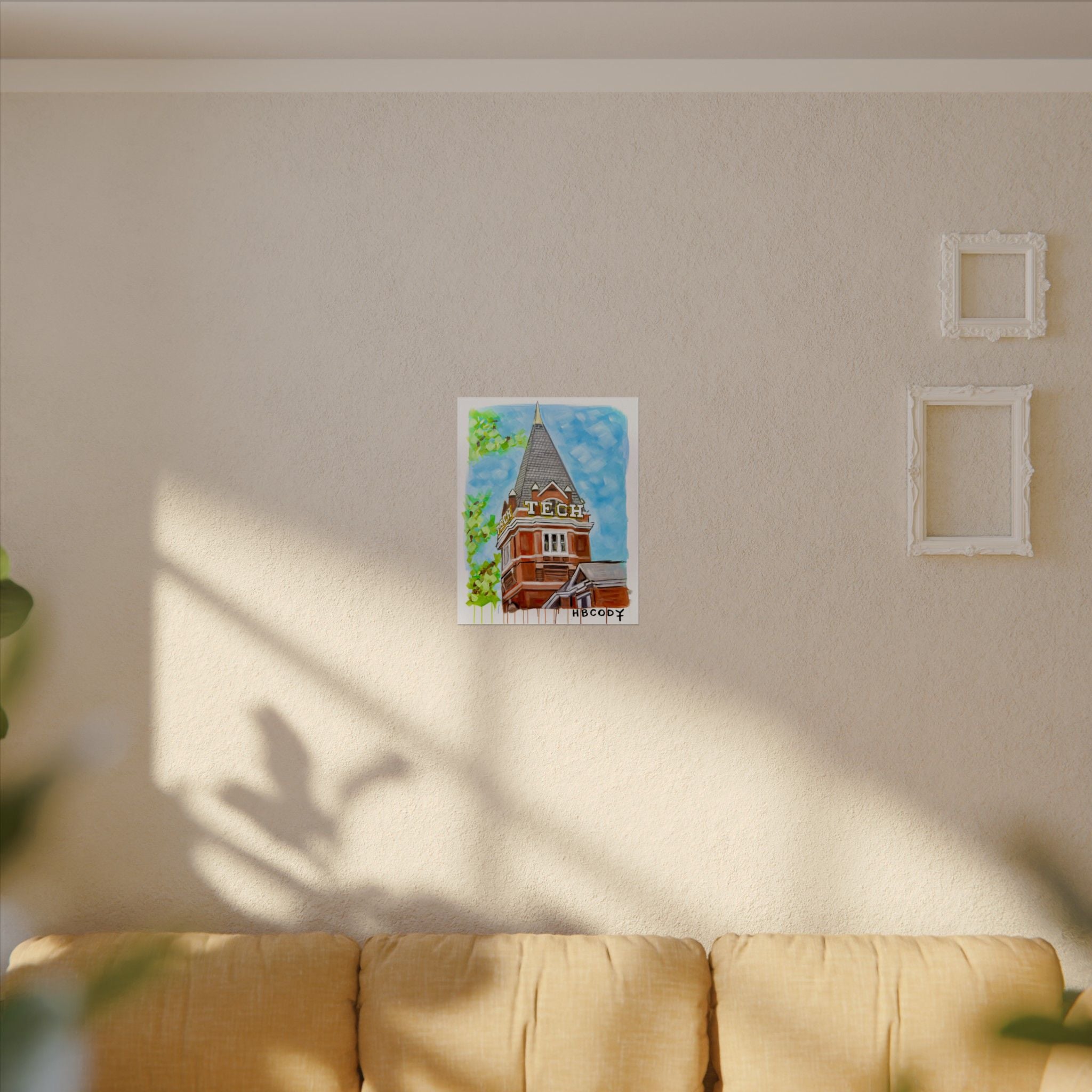 Tech Tower Paper Print