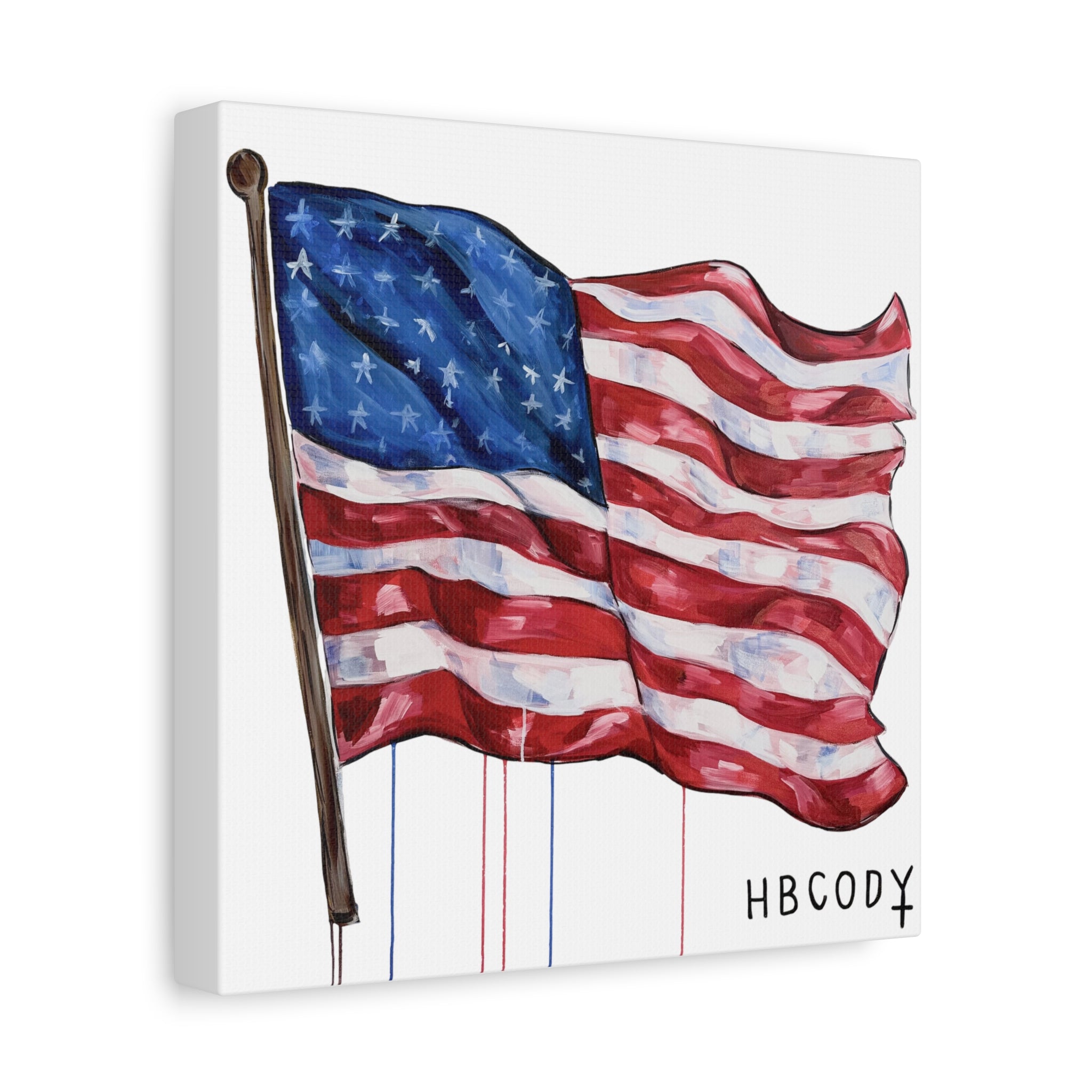 American Flag Canvas Print