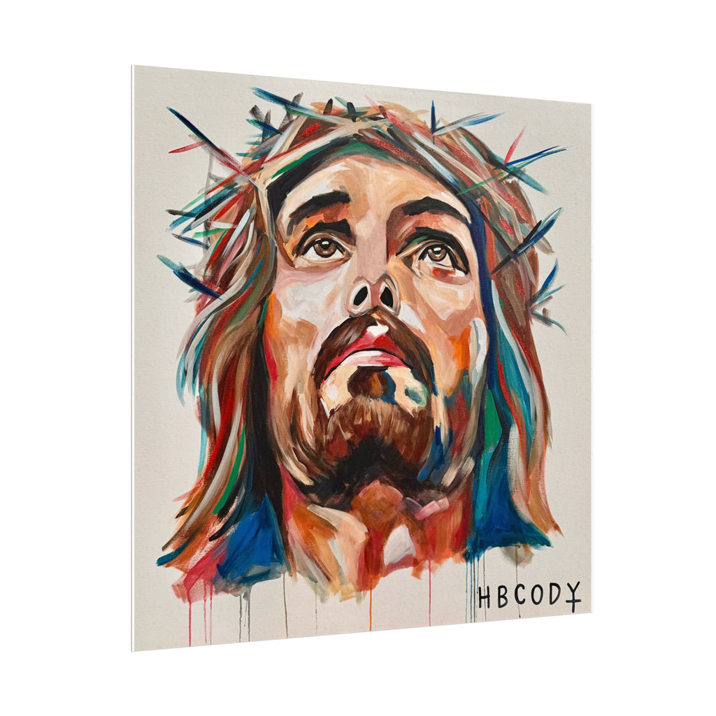Jesus Seen Paper Print