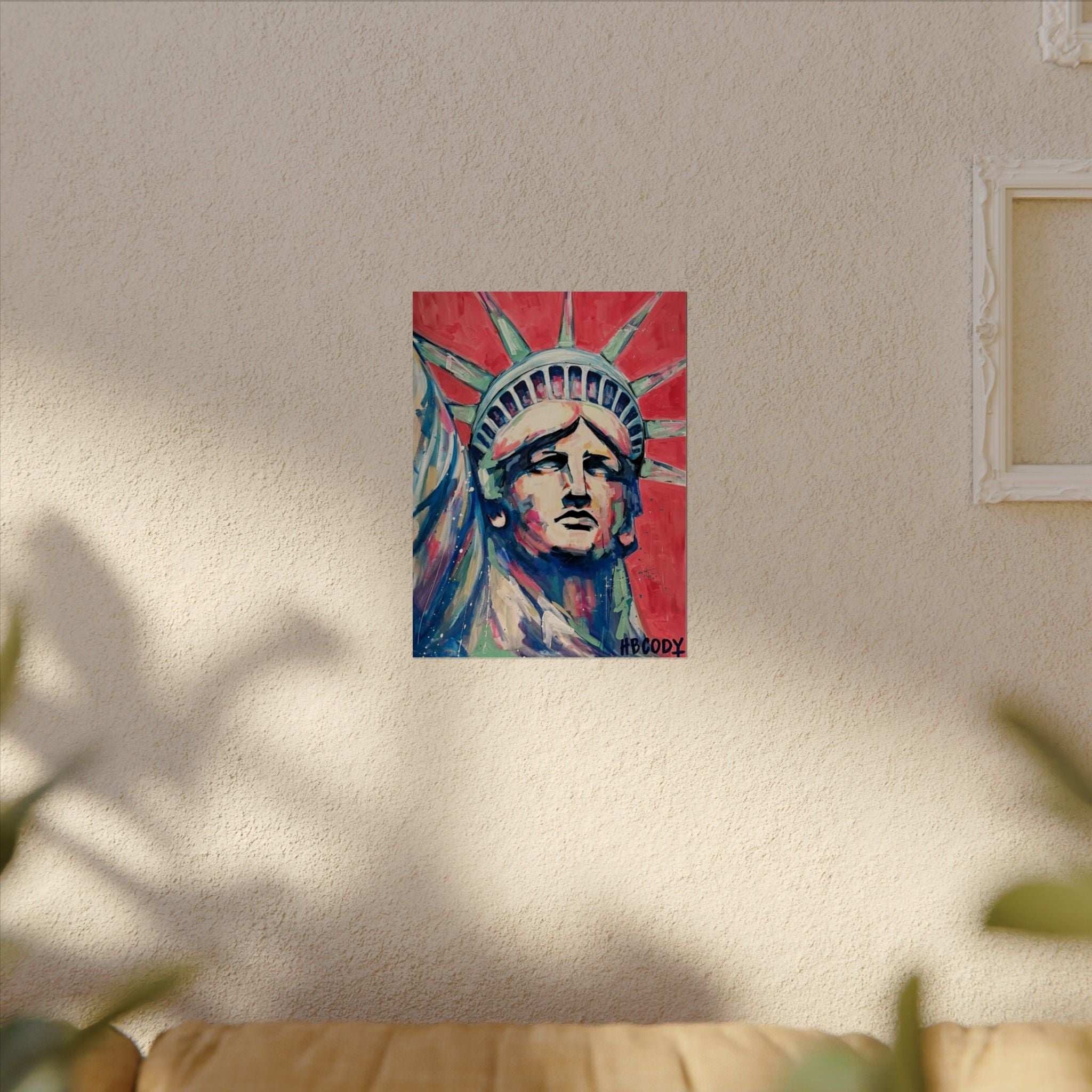 Lady Liberty Paper Print