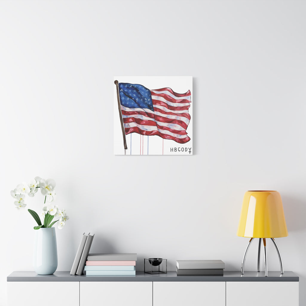 American Flag Canvas Print