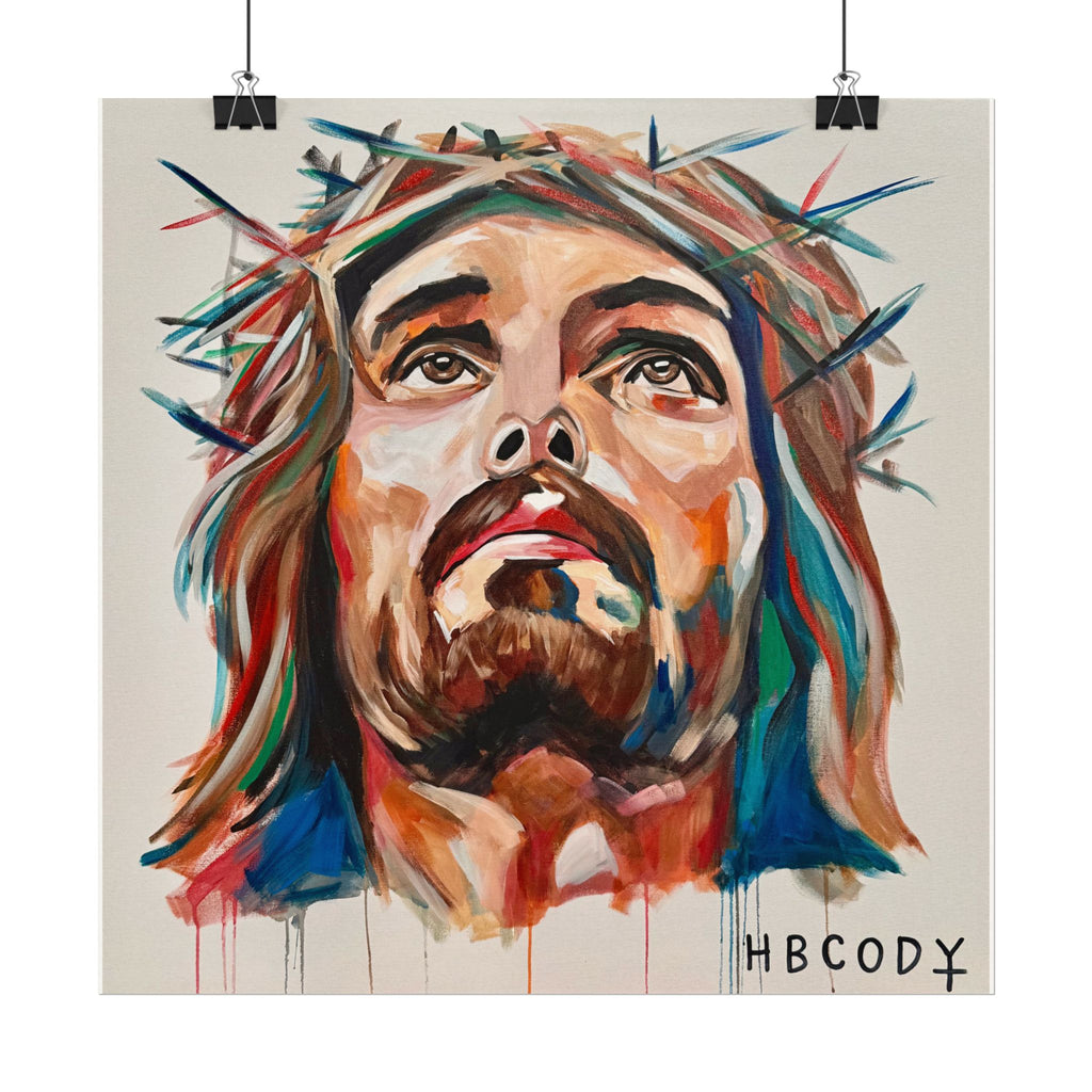 Jesus Seen Paper Print