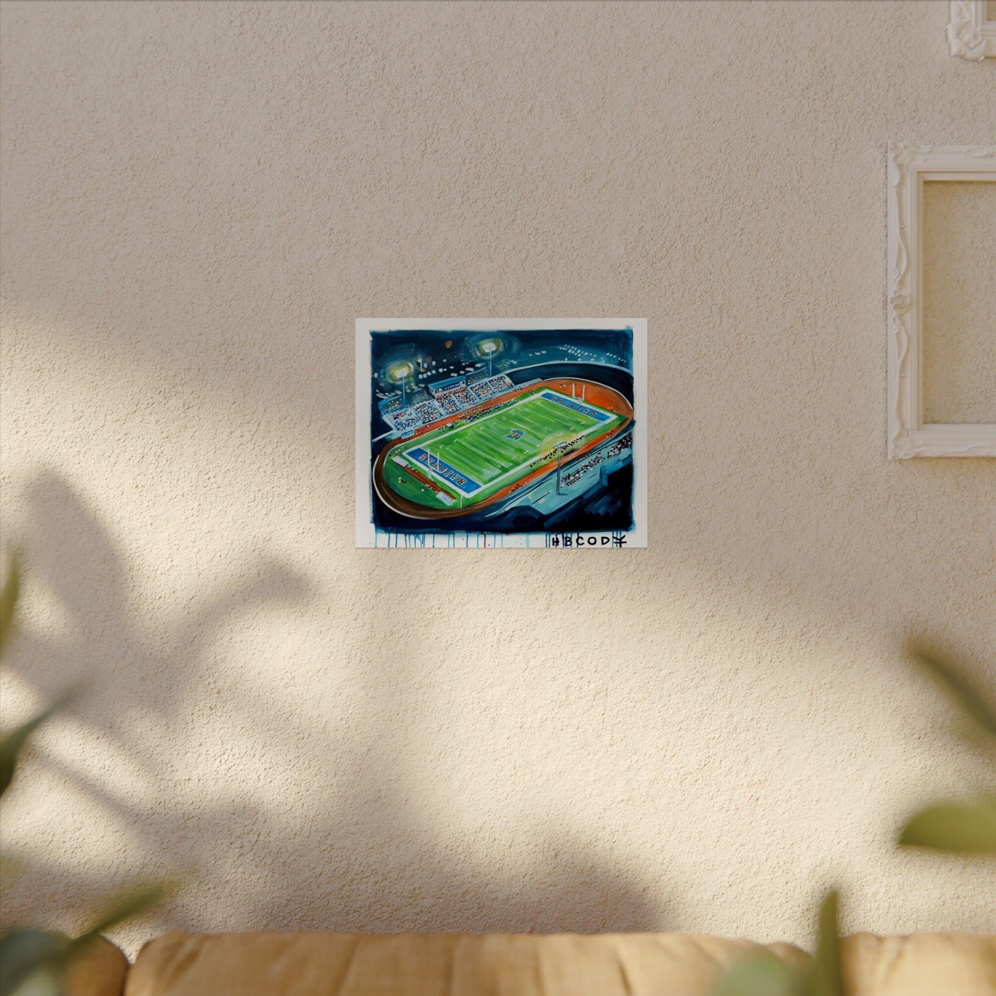 Friday Night Lights Paper Print
