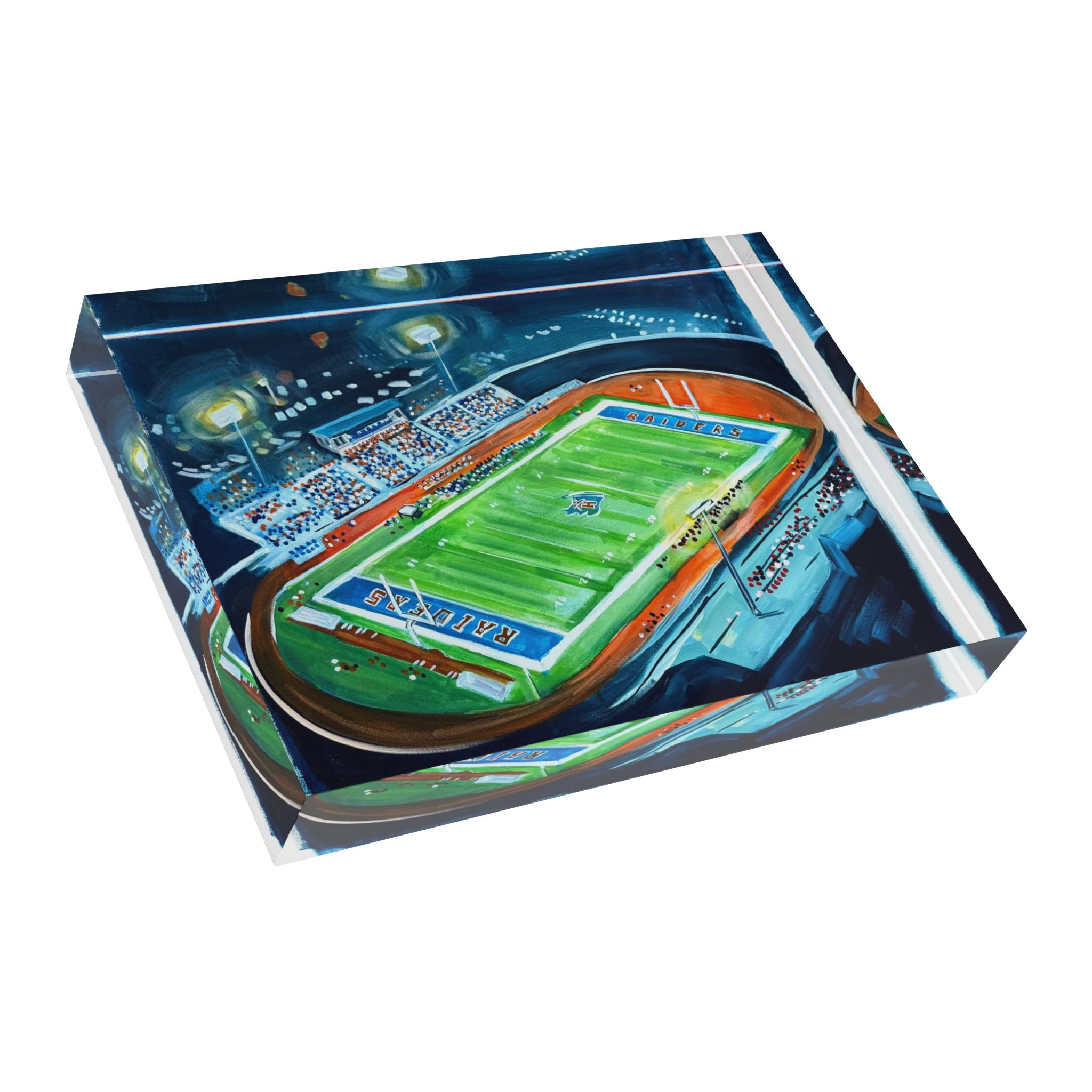 Friday Night Lights -- Acrylic Block