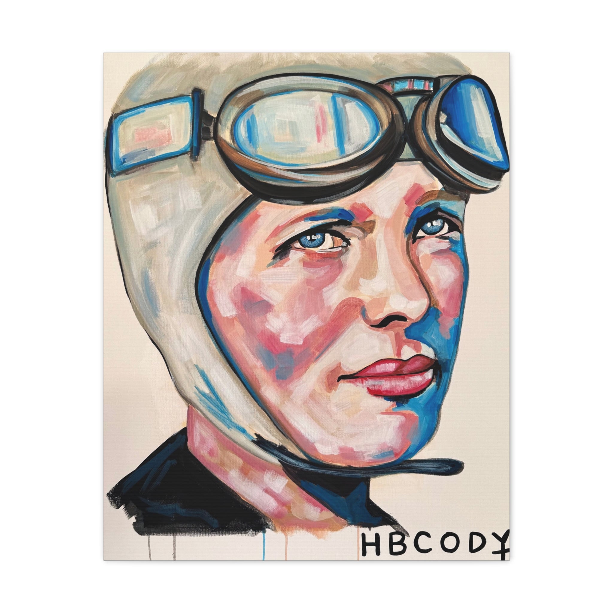 Amelia Earhart Canvas Print
