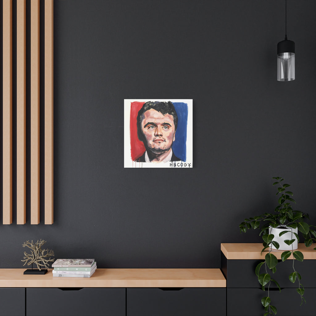Charlie Kirk Canvas Print