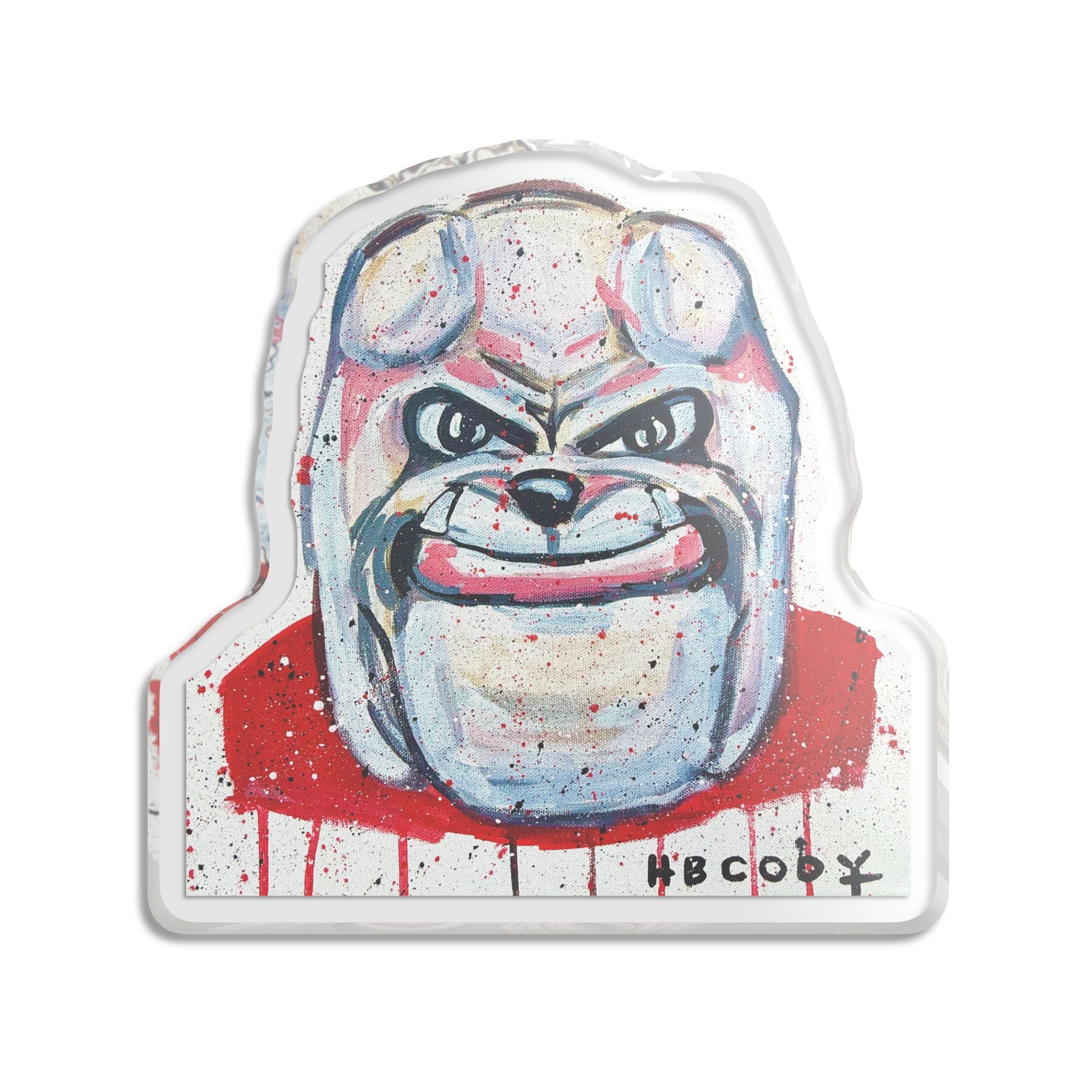 Hairy — Retro Hand-Painted Custom Cut Design