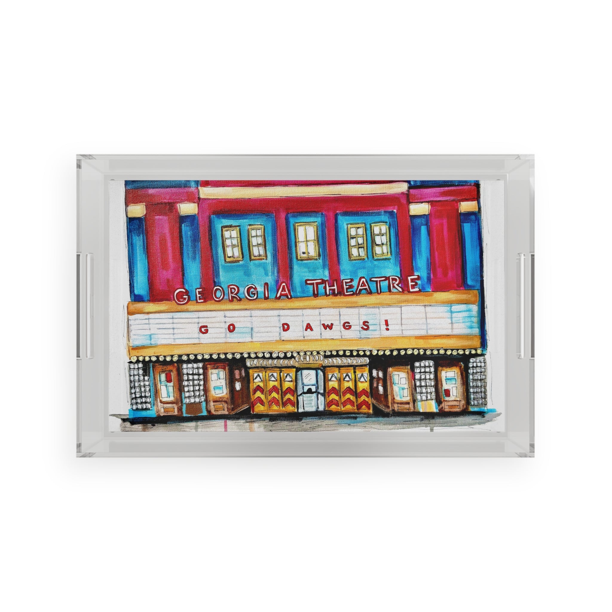 Georgia Theatre -- Acrylic Serving Tray