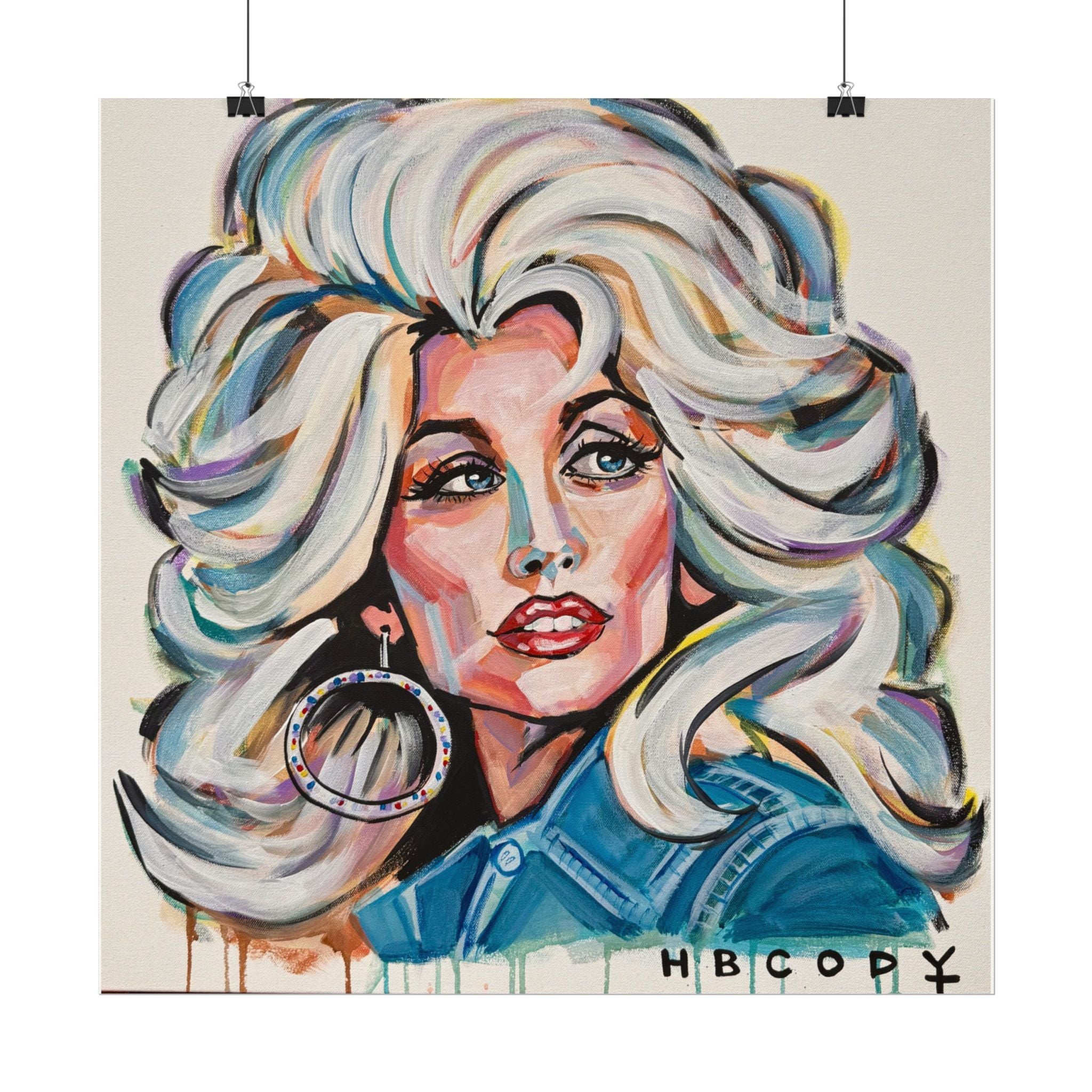 Dolly Parton Paper Print