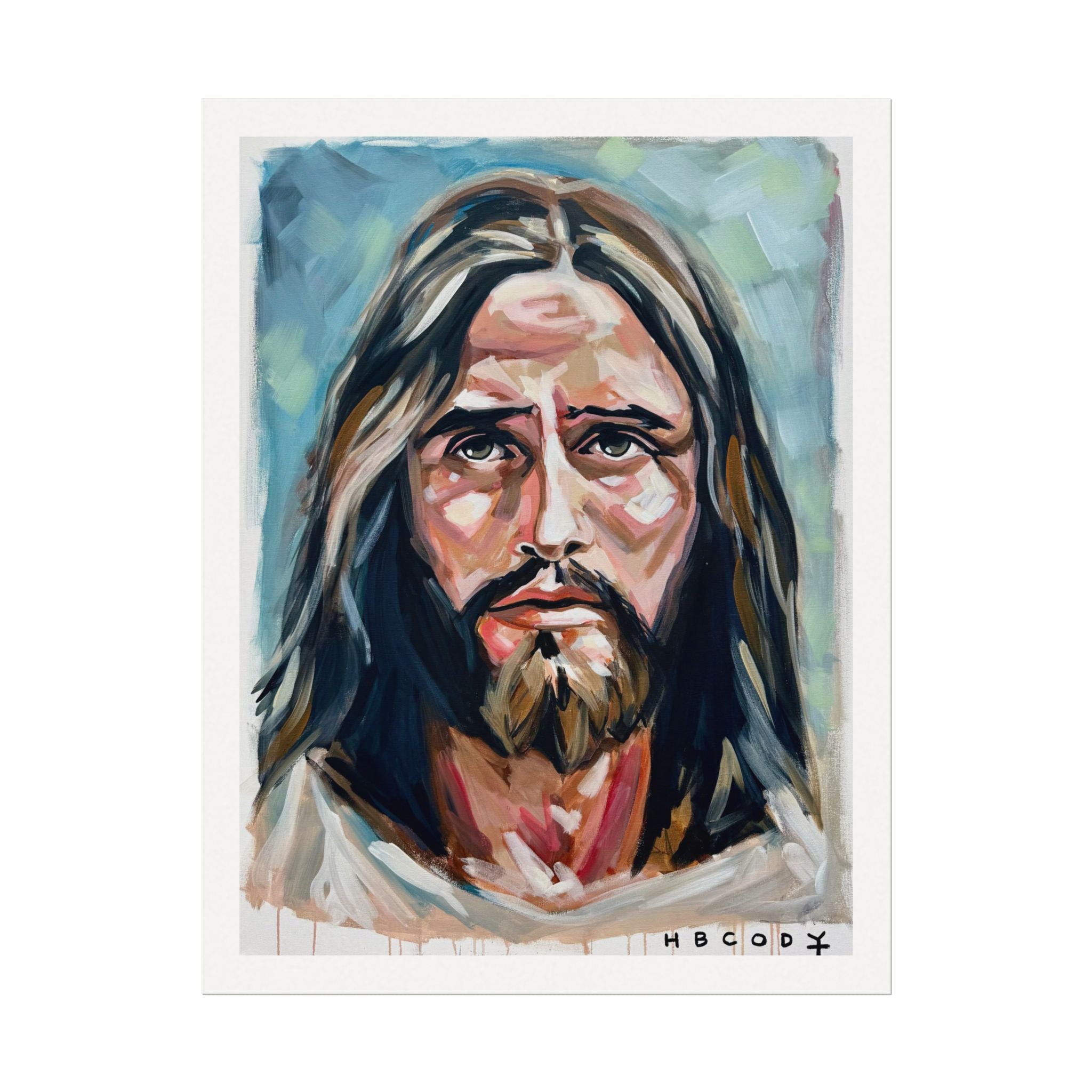 Jesus the Friend Paper Print