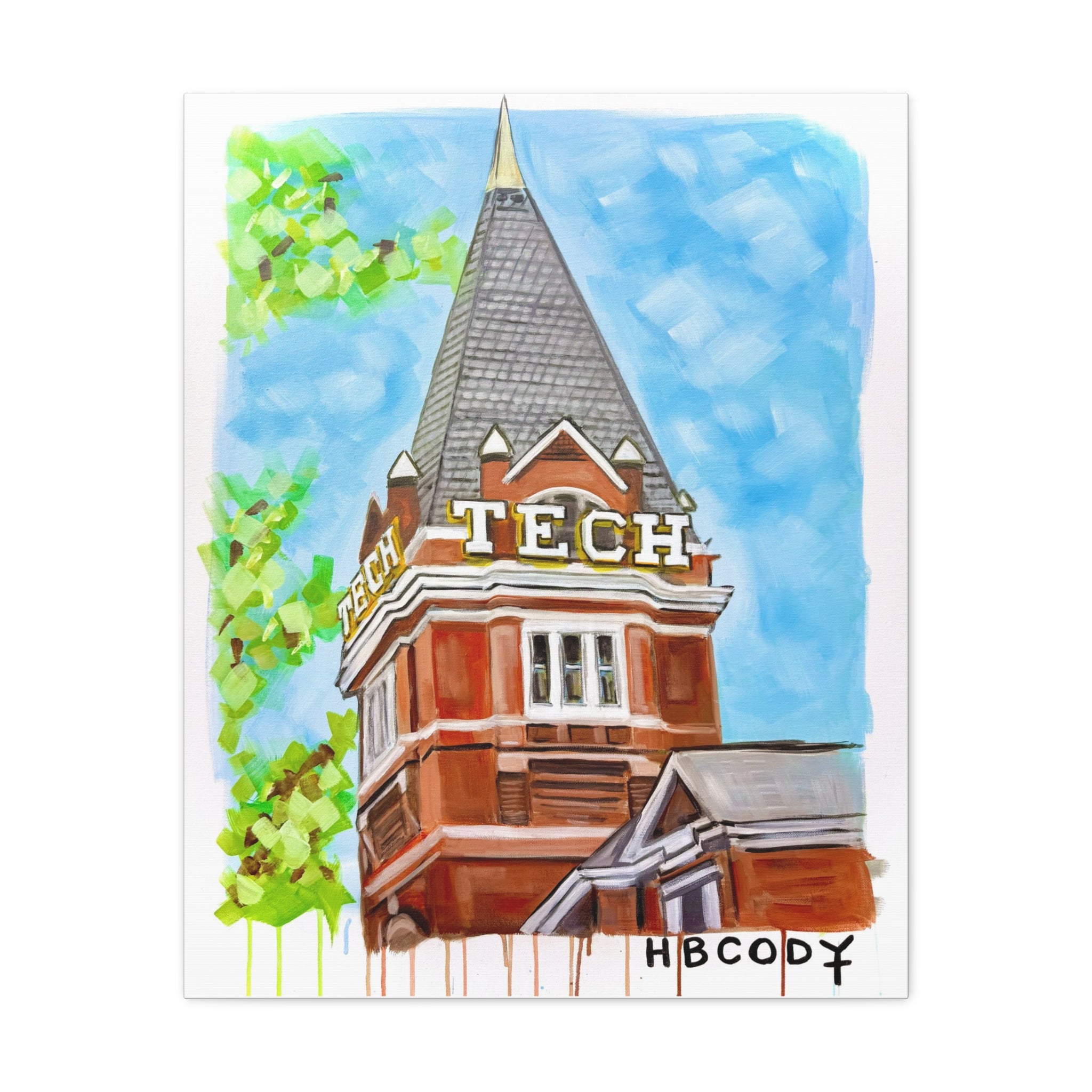 Tech Tower Canvas Print