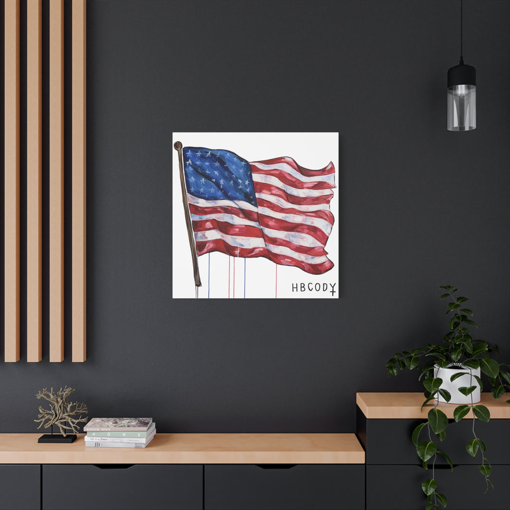 American Flag Canvas Print
