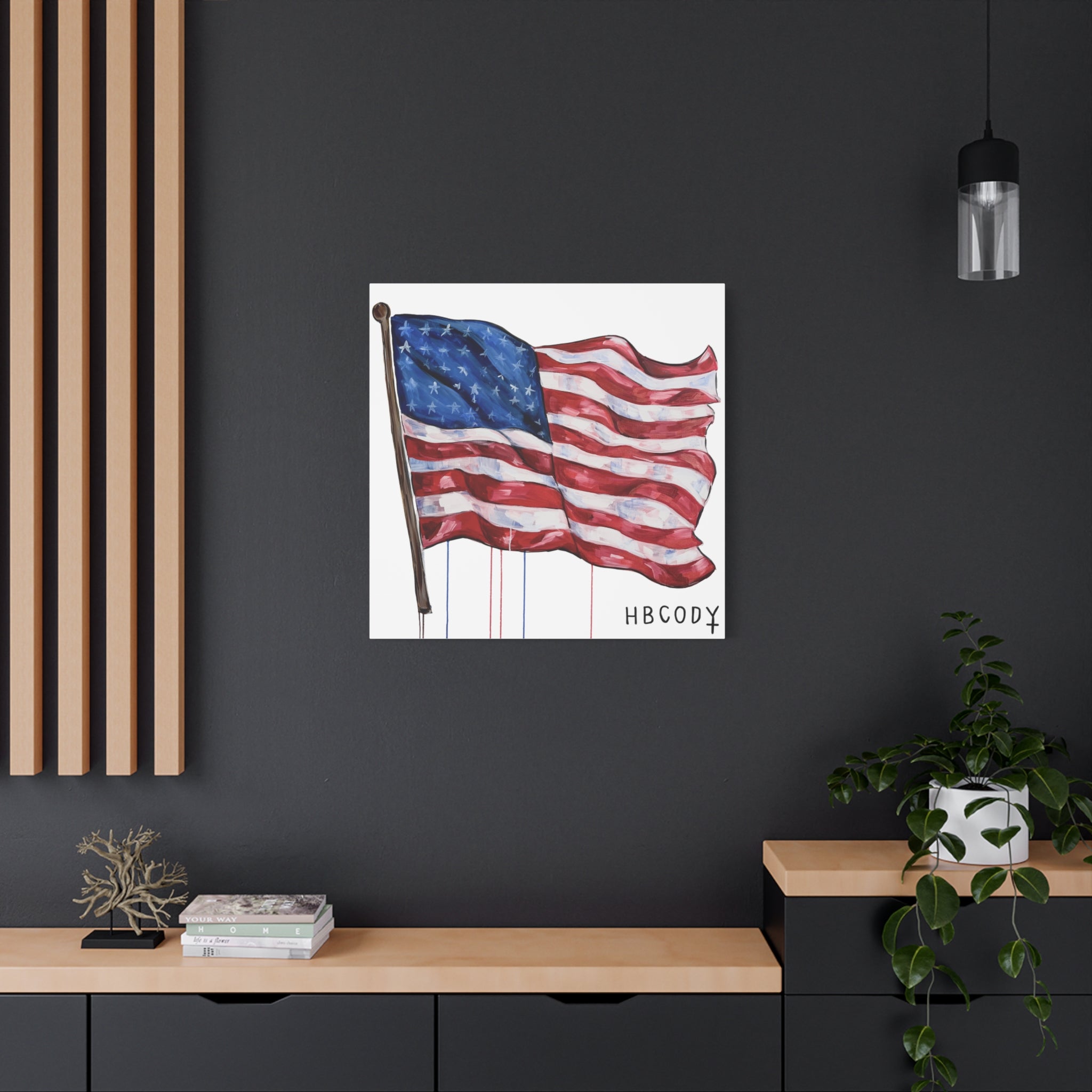 American Flag Canvas Print