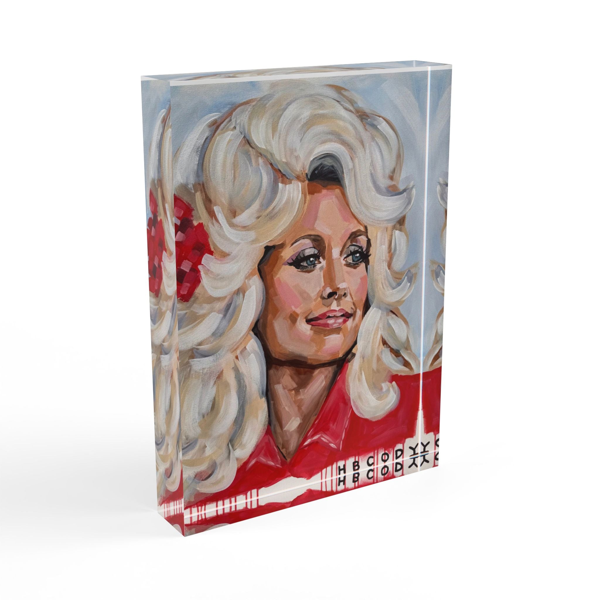 Copy of Hairy -- Acrylic Block