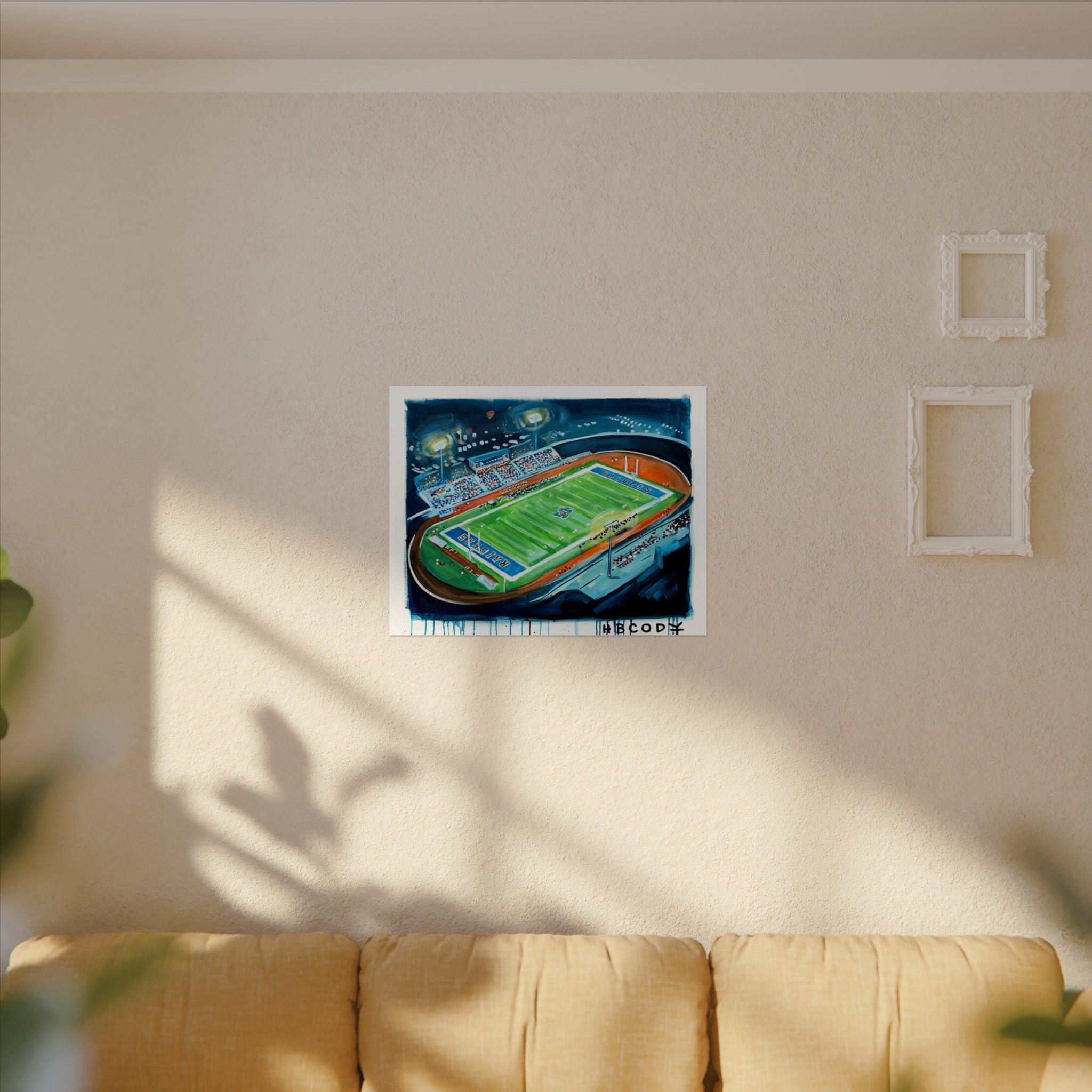 Friday Night Lights Paper Print